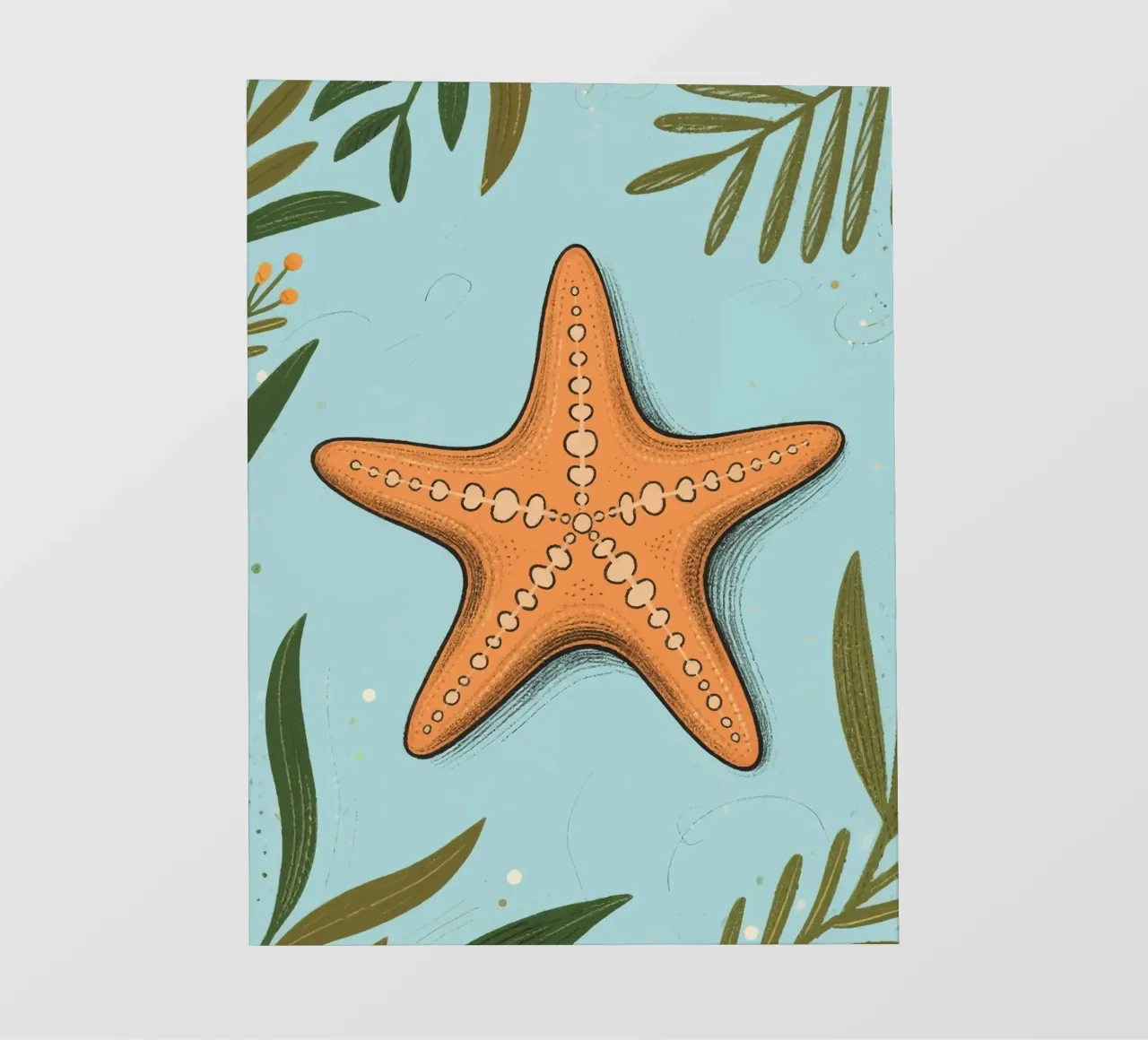 Zeester fotobehang van knowledge