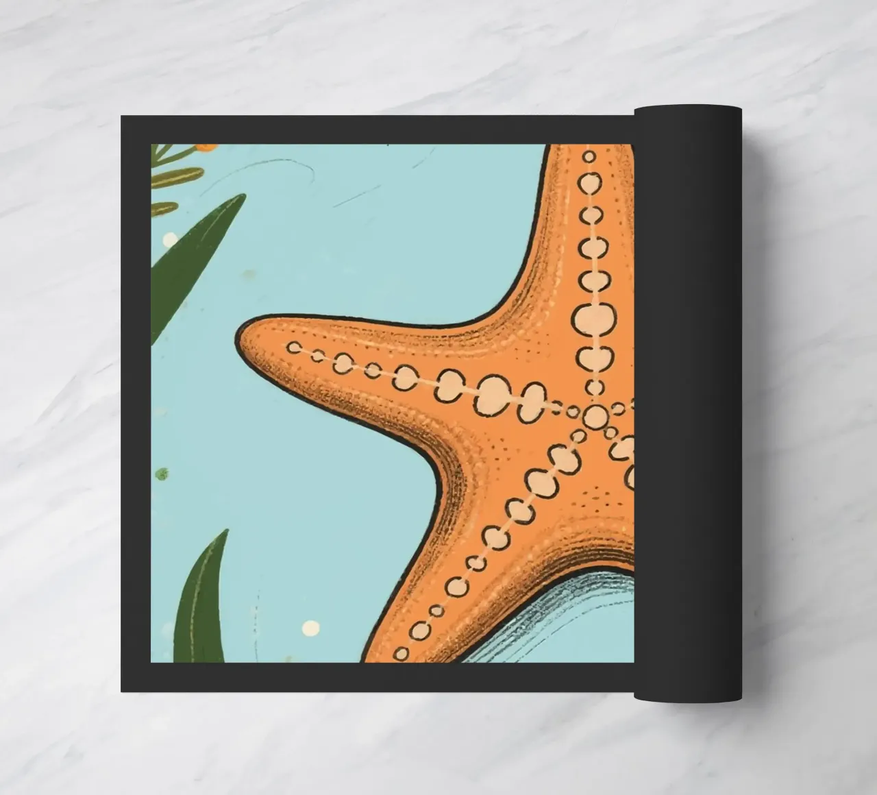 Seestern Fußmatte von knowledge