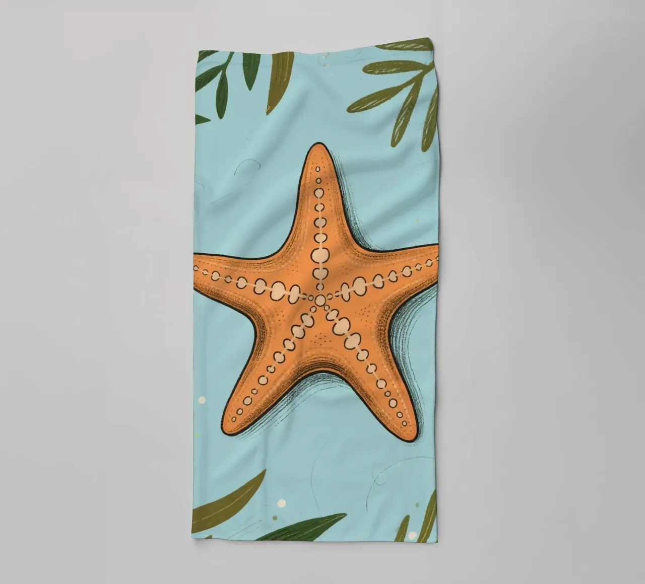 Zeester badhanddoek van knowledge