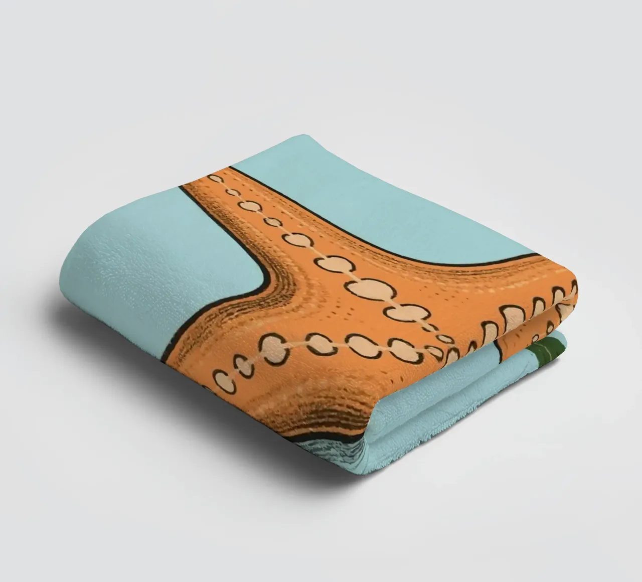 Zeester badhanddoek van knowledge