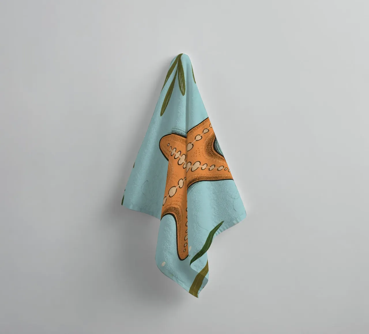 Zeester badhanddoek van knowledge