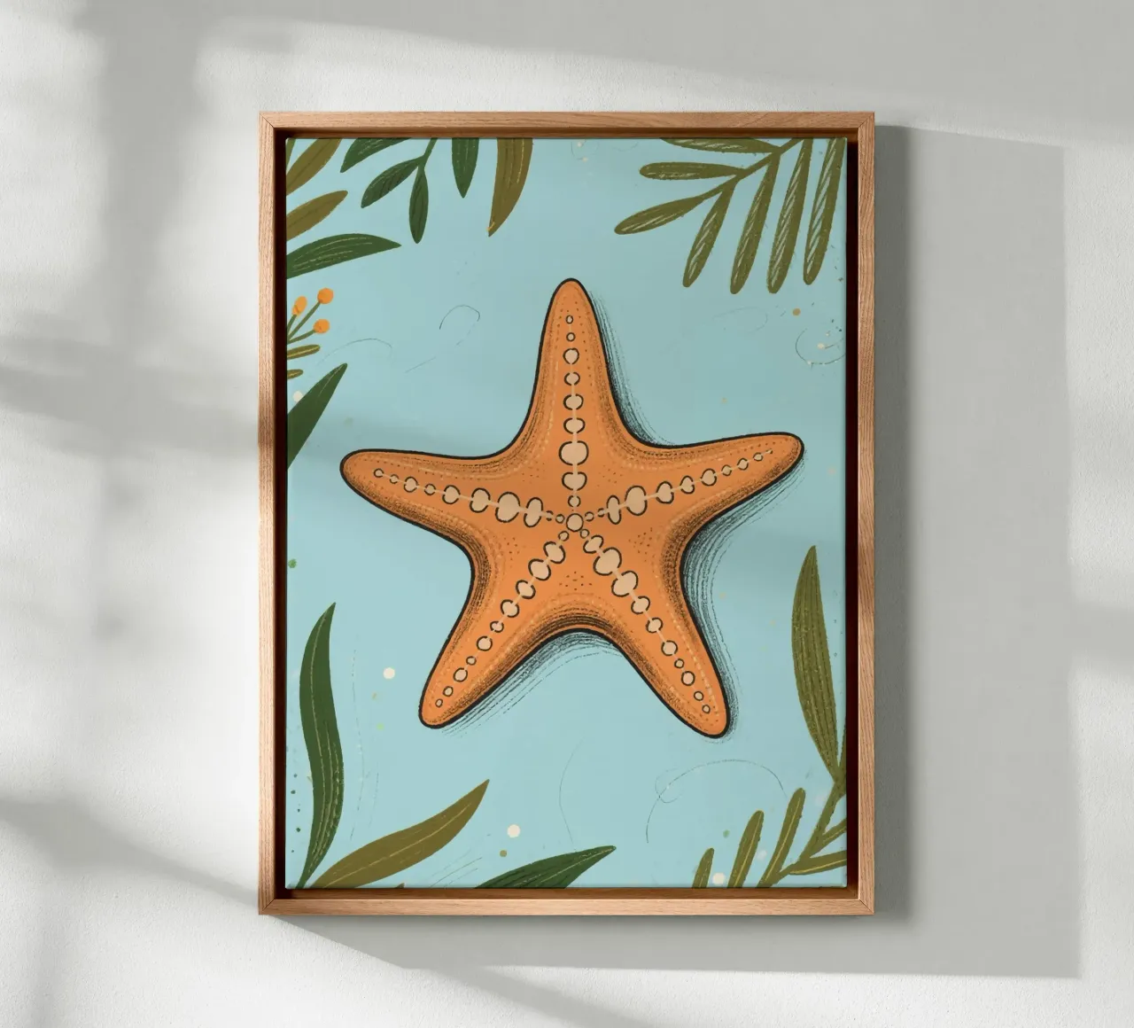 Zeester canvas van knowledge