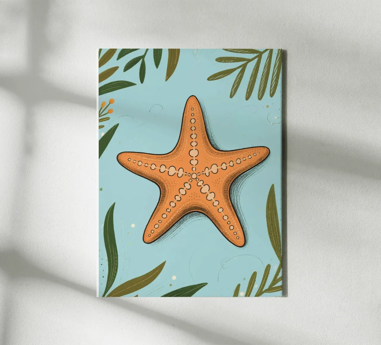 Zeester canvas van knowledge