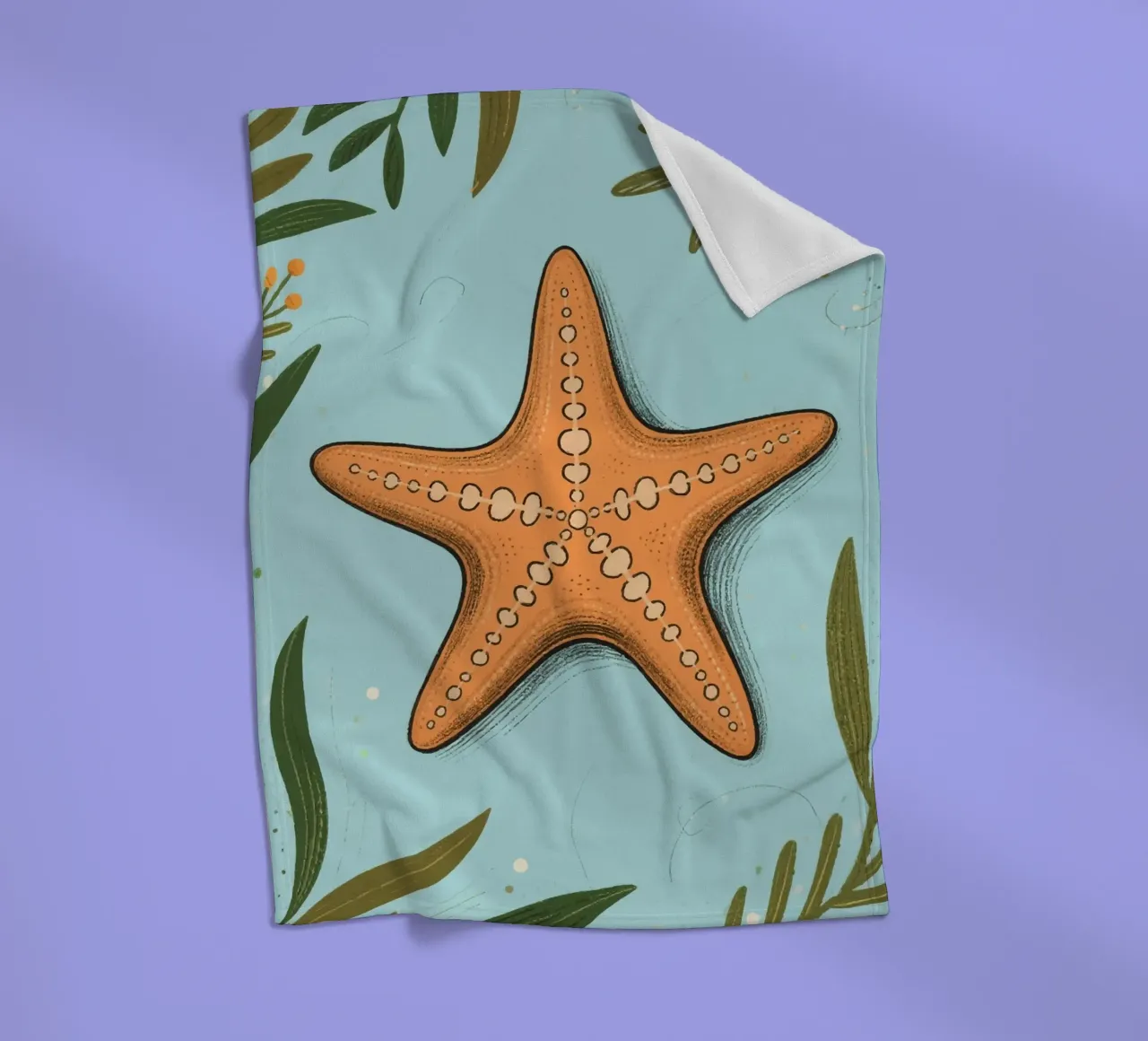 Seestern Fleecedecke von knowledge