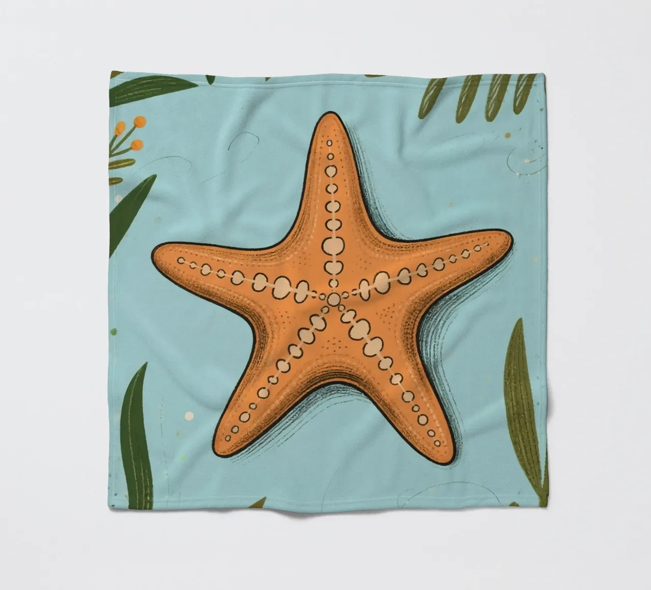 Seestern Fleecedecke von knowledge