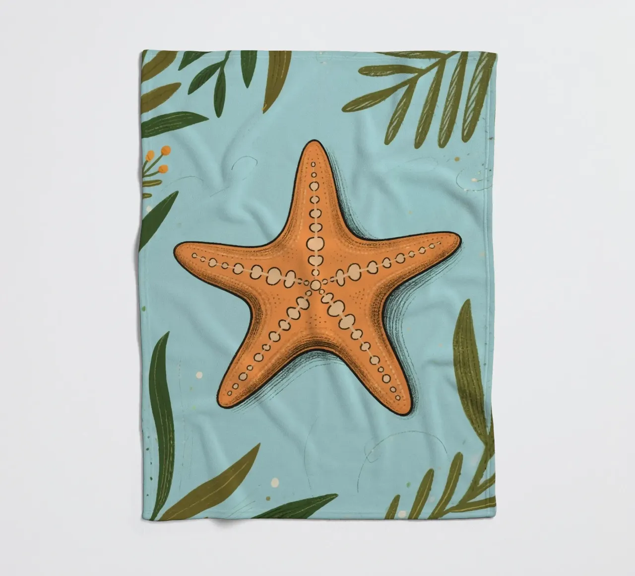 Seestern Fleecedecke von knowledge