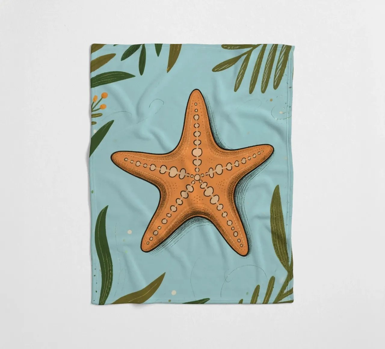 Seestern Fleecedecke von knowledge