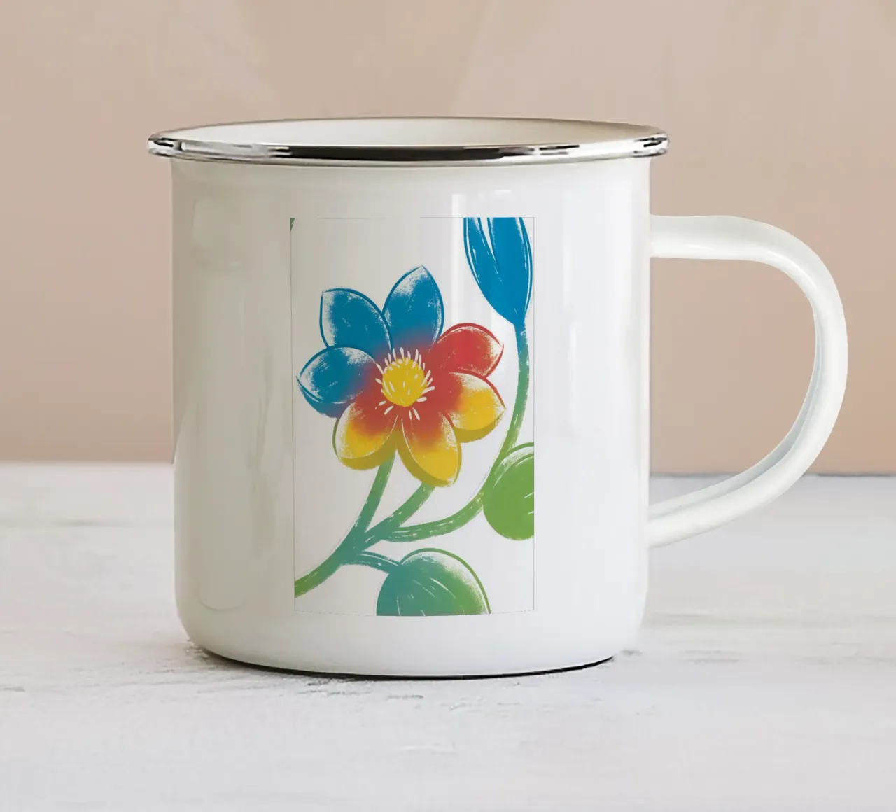 Fiore tazza in smalto da PREKETEWE