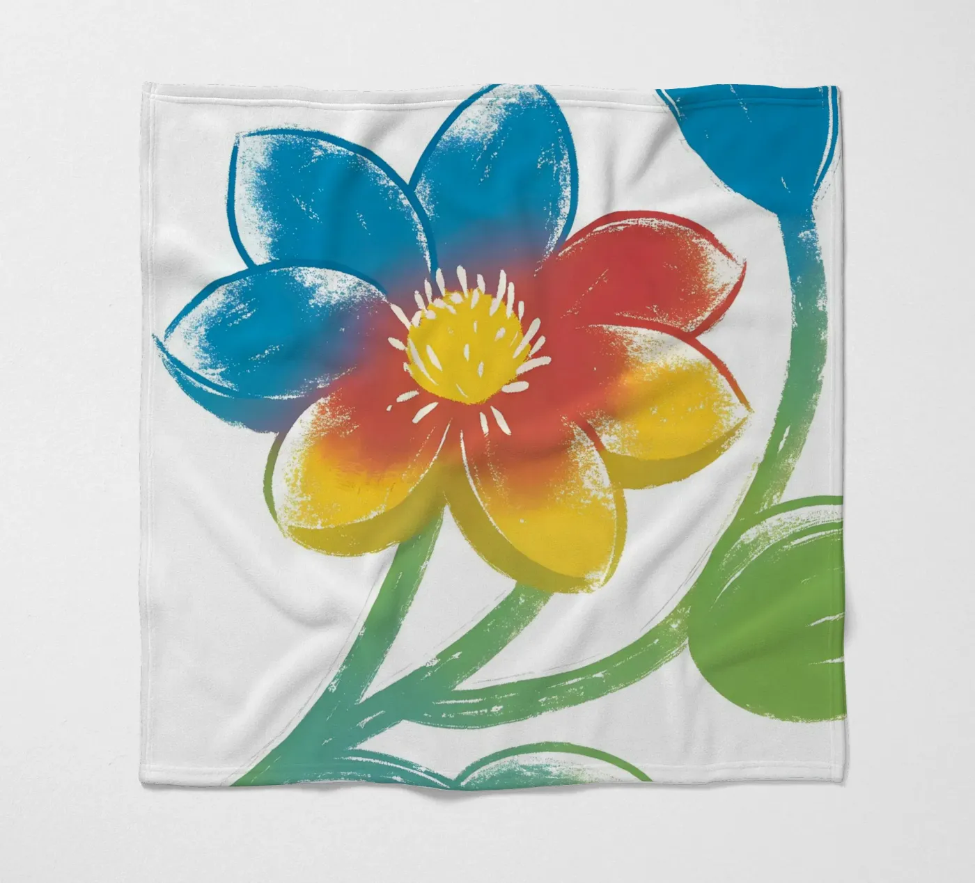 Blume Fleecedecke von PREKETEWE
