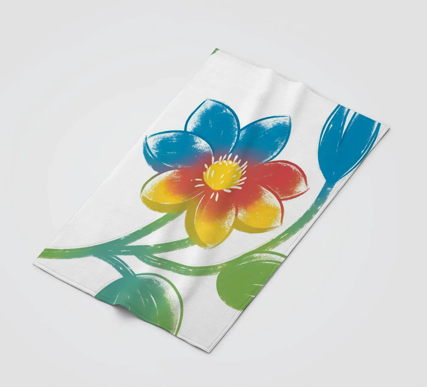 Blume Fleecedecke von PREKETEWE