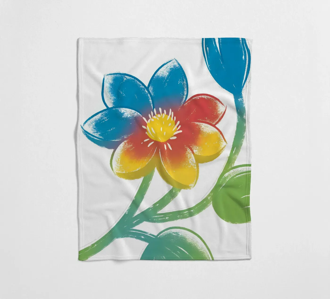 Blume Fleecedecke von PREKETEWE