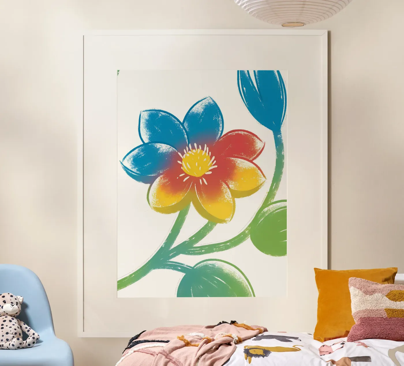 Blume Poster von PREKETEWE