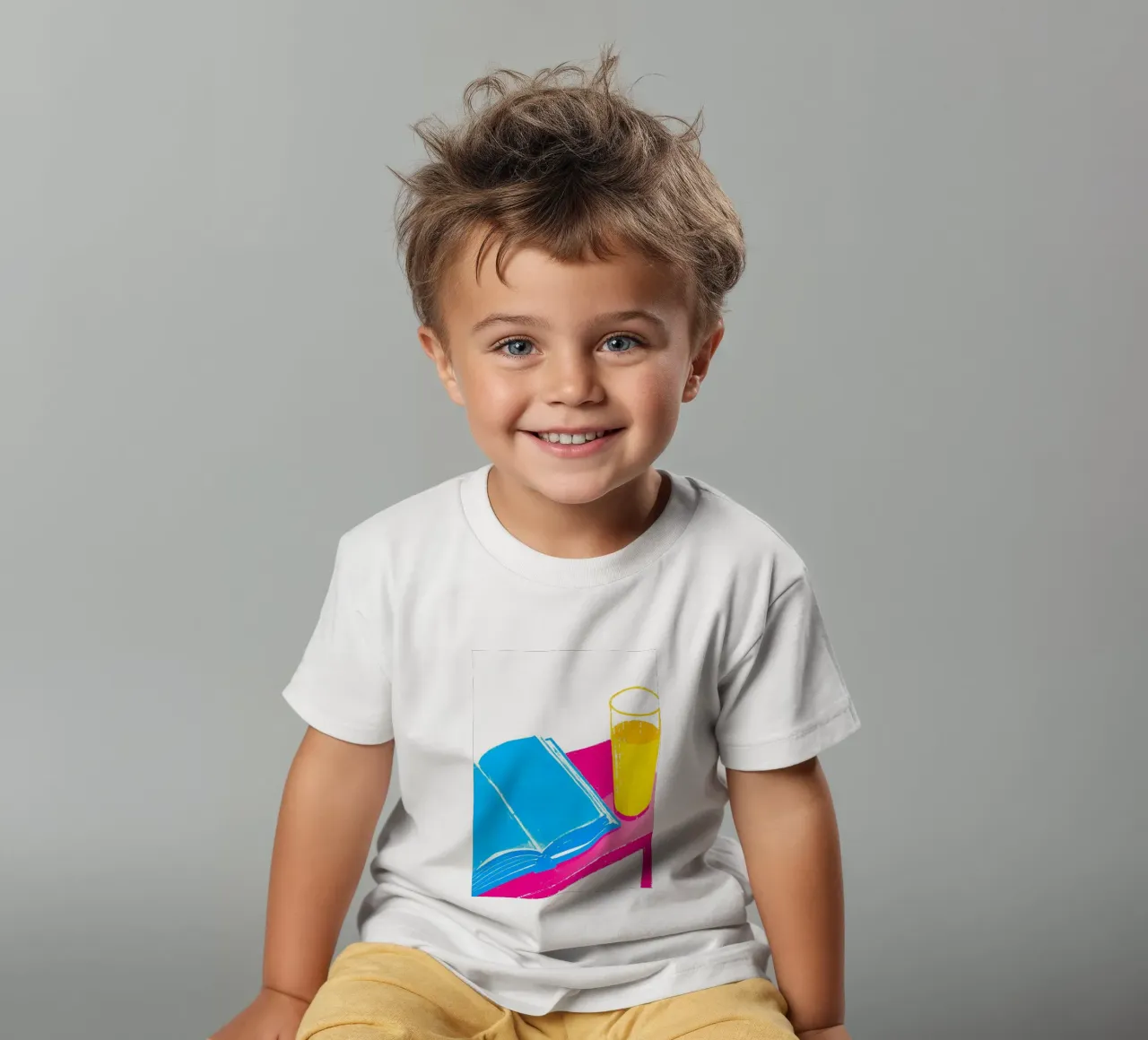 Vetro e libro t-shirt bambini da PREKETEWE