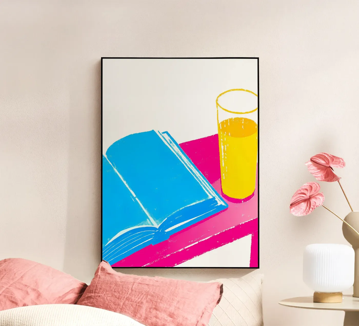 Glass and Book acrylic glass by PREKETEWE