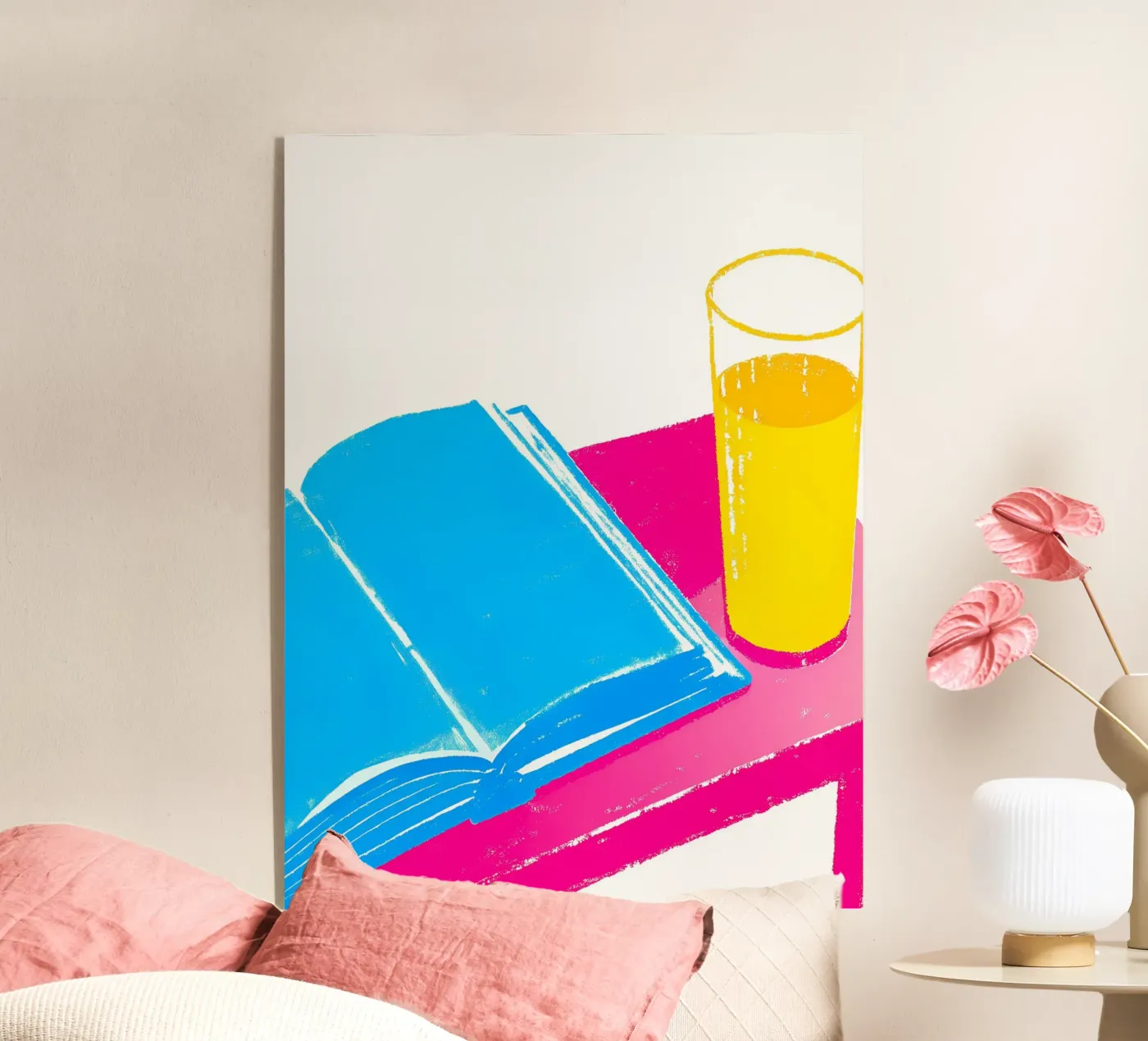 Glass and Book acrylic glass by PREKETEWE