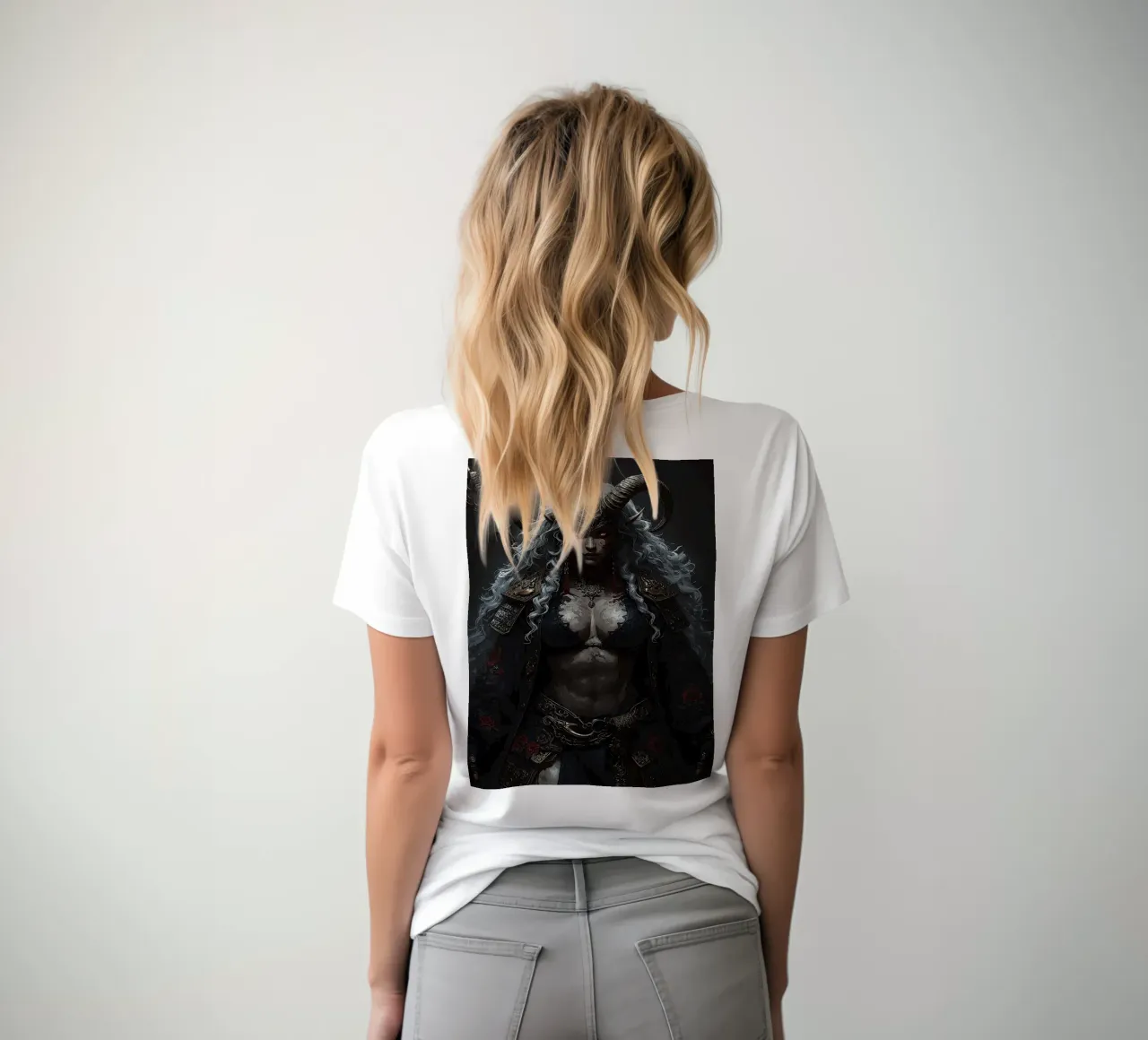 De gehoornde keizerin van de schaduwen t-shirt van van hellen