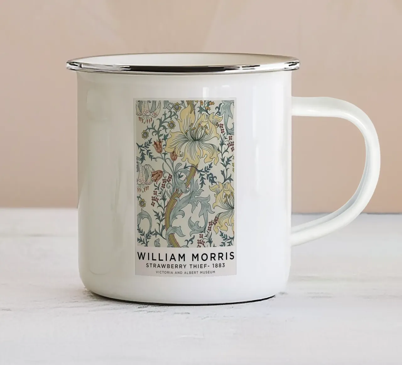 Ladro di fragole - 1883 tazza in smalto da The Bakulans