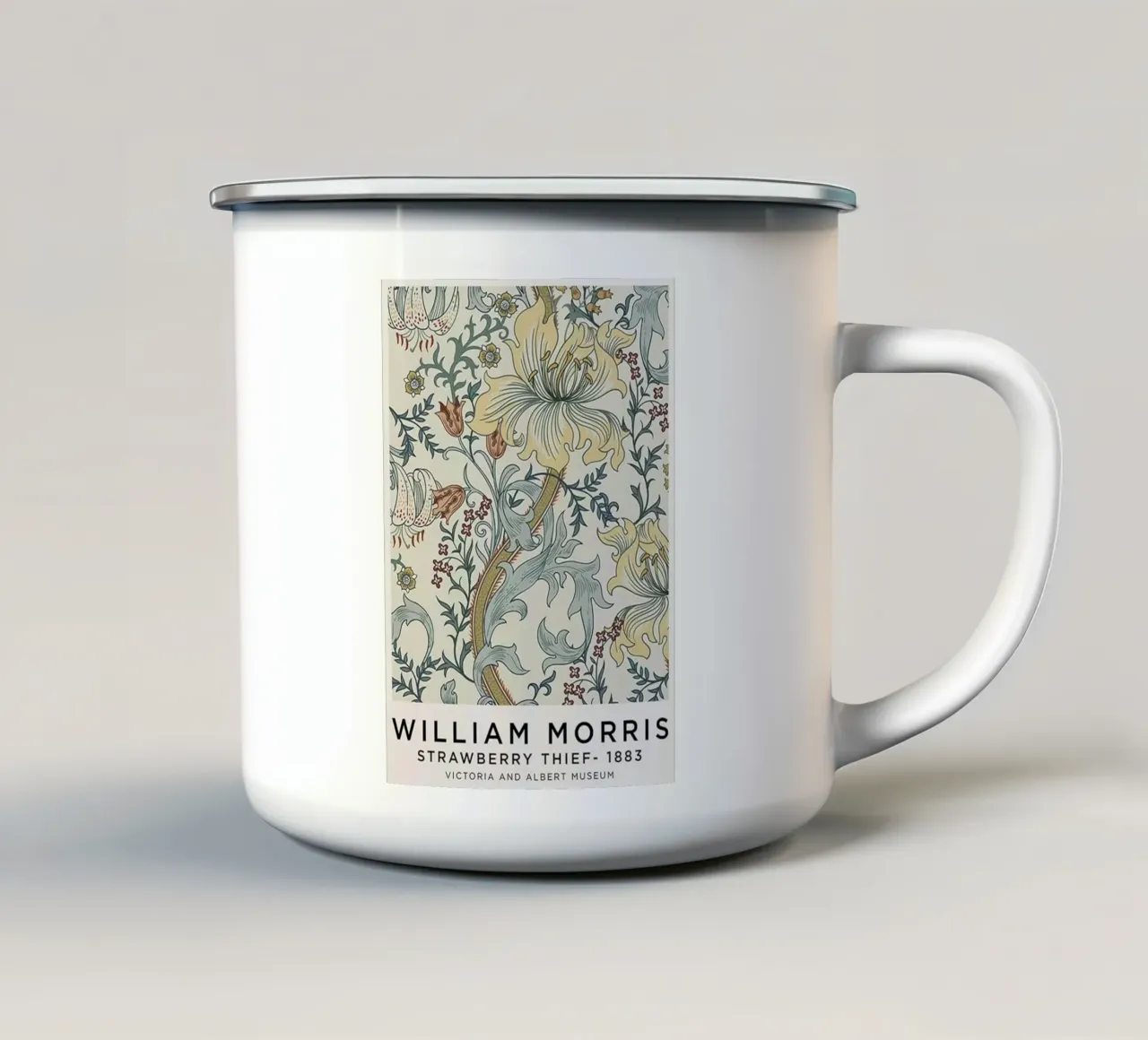 Ladro di fragole - 1883 tazza in smalto da The Bakulans