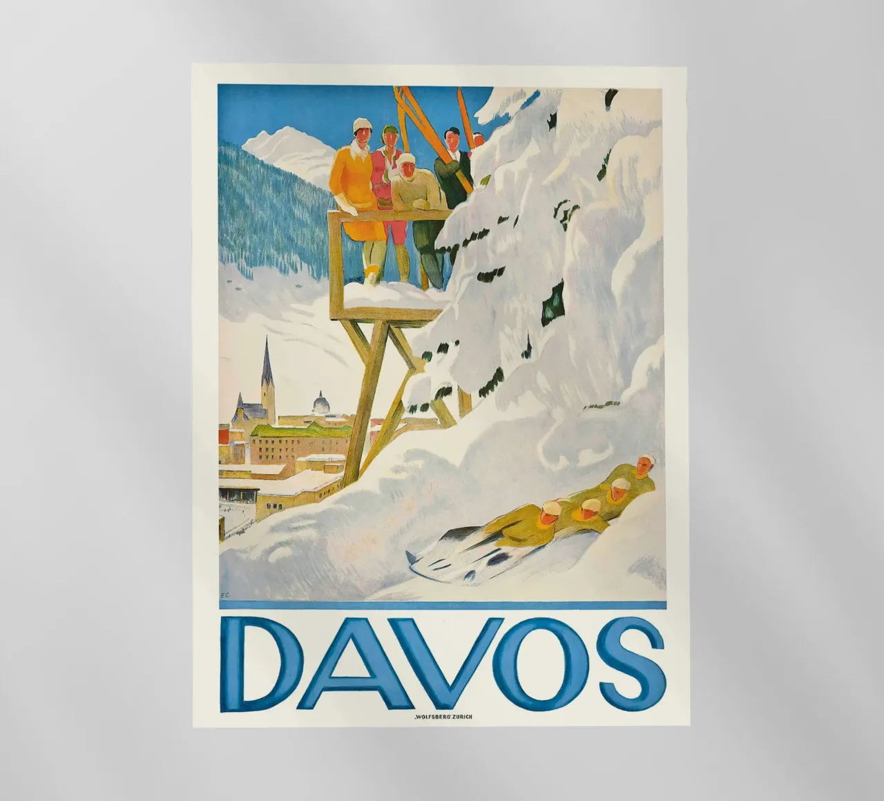 Davos, 1918 pellicola backlit da Christie