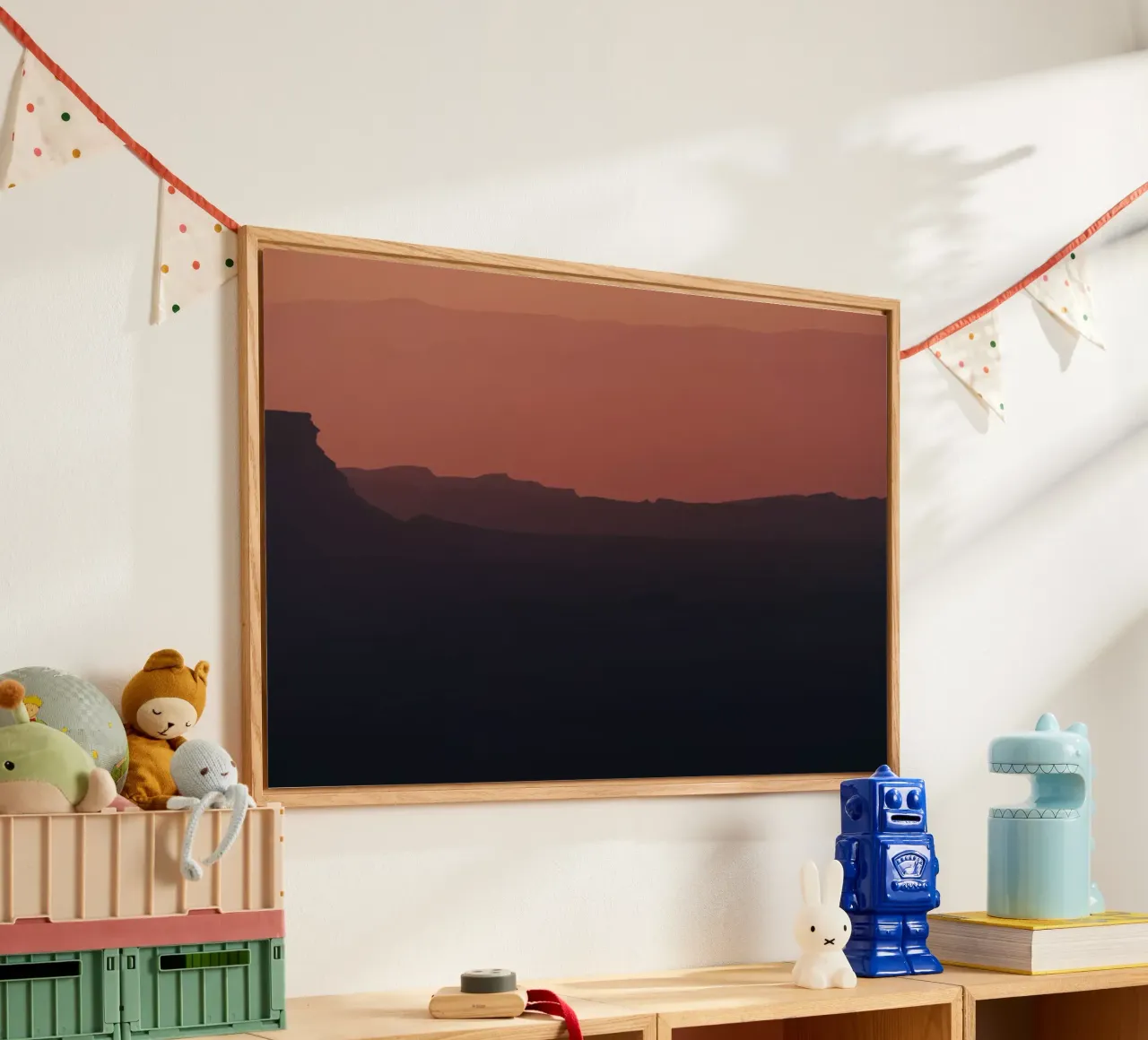 Alba sul cratere Ramon #8 plexiglass da Tal Paz-Fridman