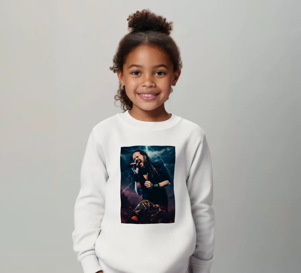 Jonathan Davis - Korn felpa bambino da Lembayung art