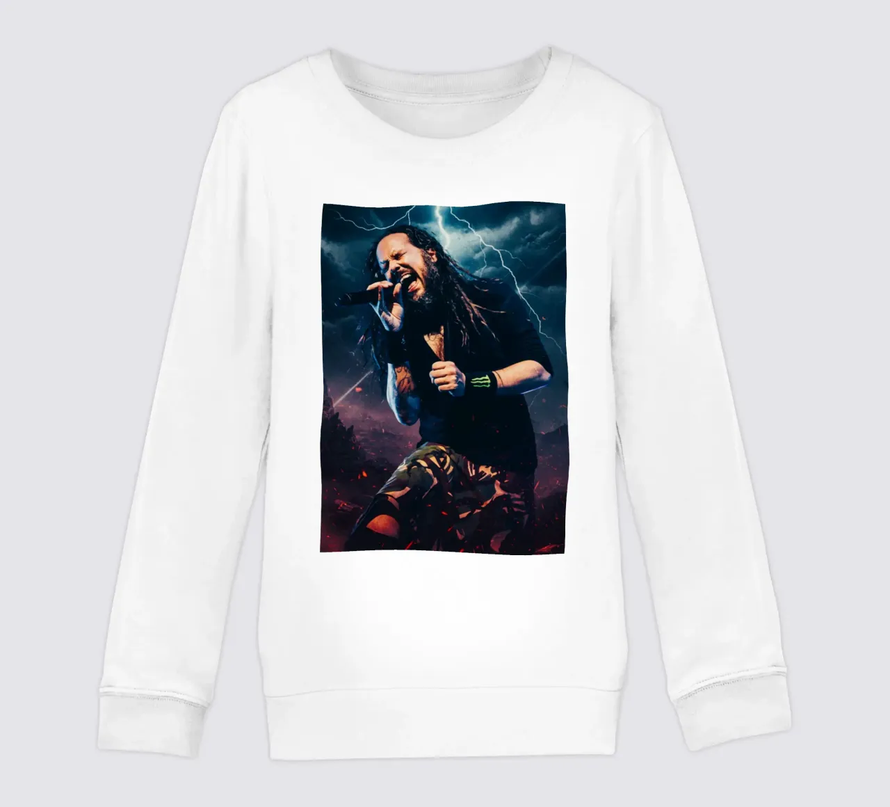 Jonathan Davis - Korn felpa bambino da Lembayung art