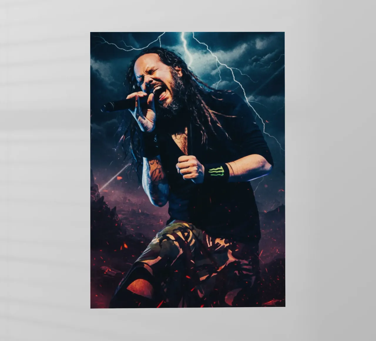 Jonathan Davis - Korn pellicola backlit da Lembayung art