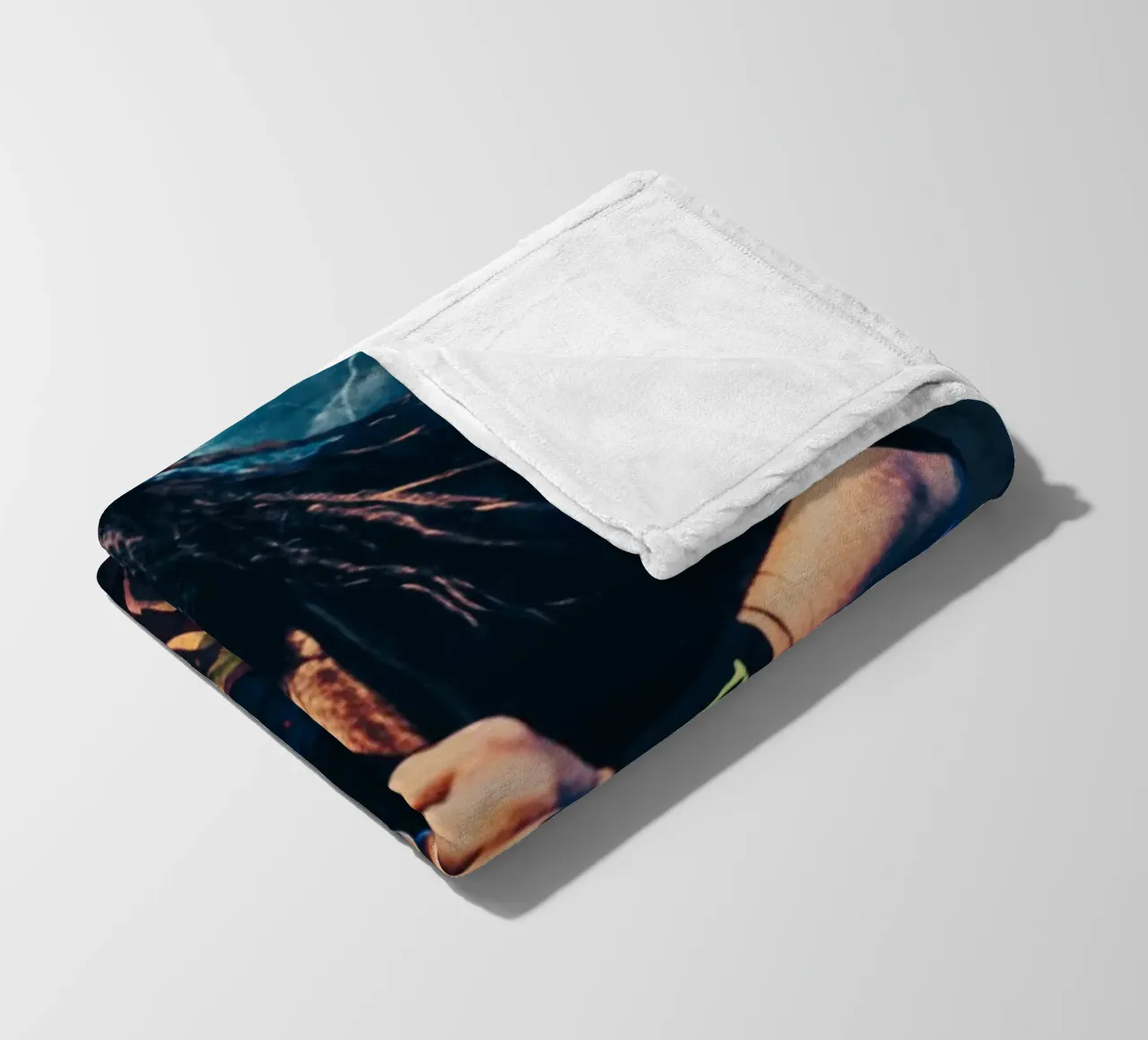 Jonathan Davis - Korn coperta in pile da Lembayung art
