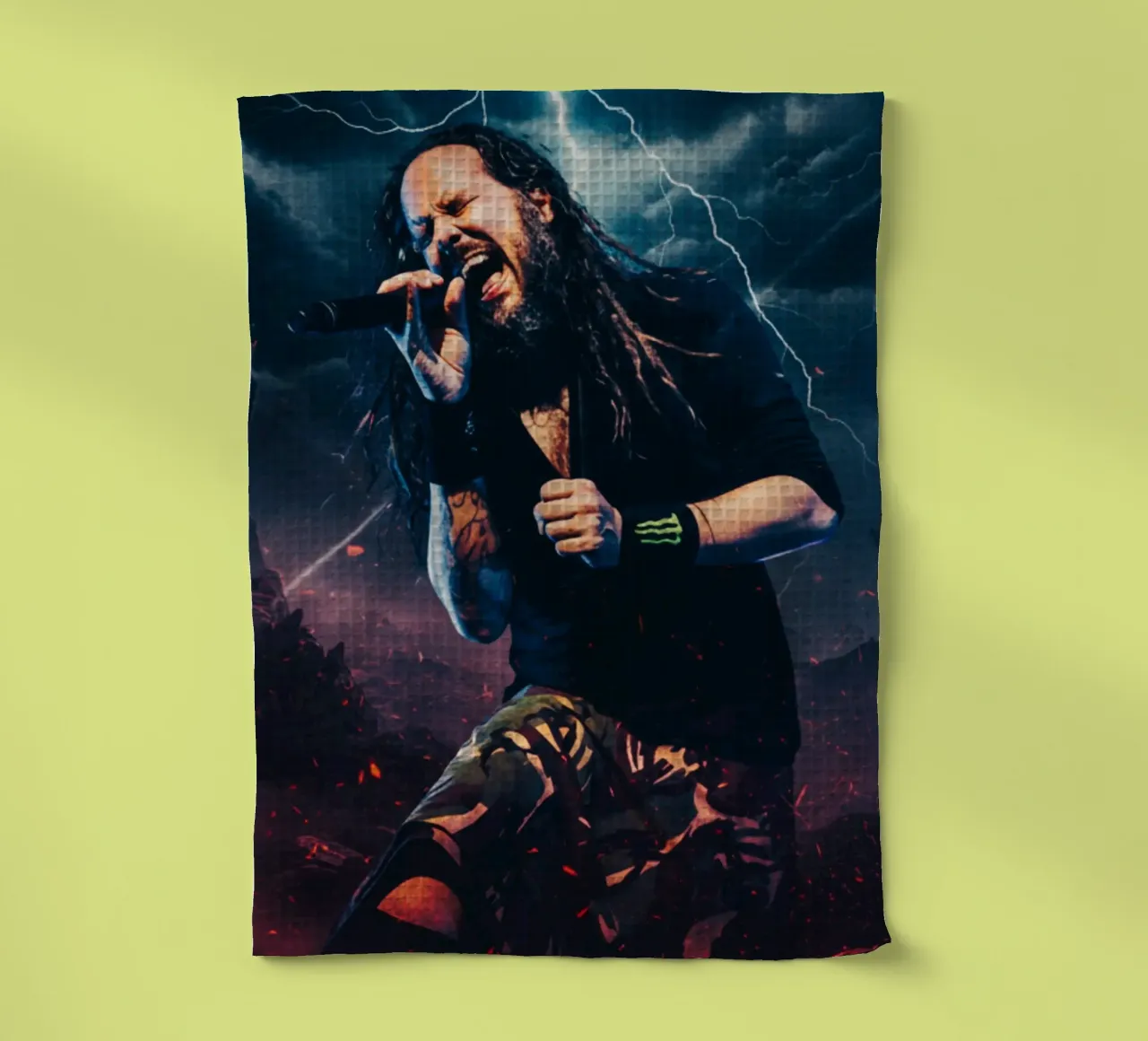 Jonathan Davis - Korn canovaccio da cucina da Lembayung art