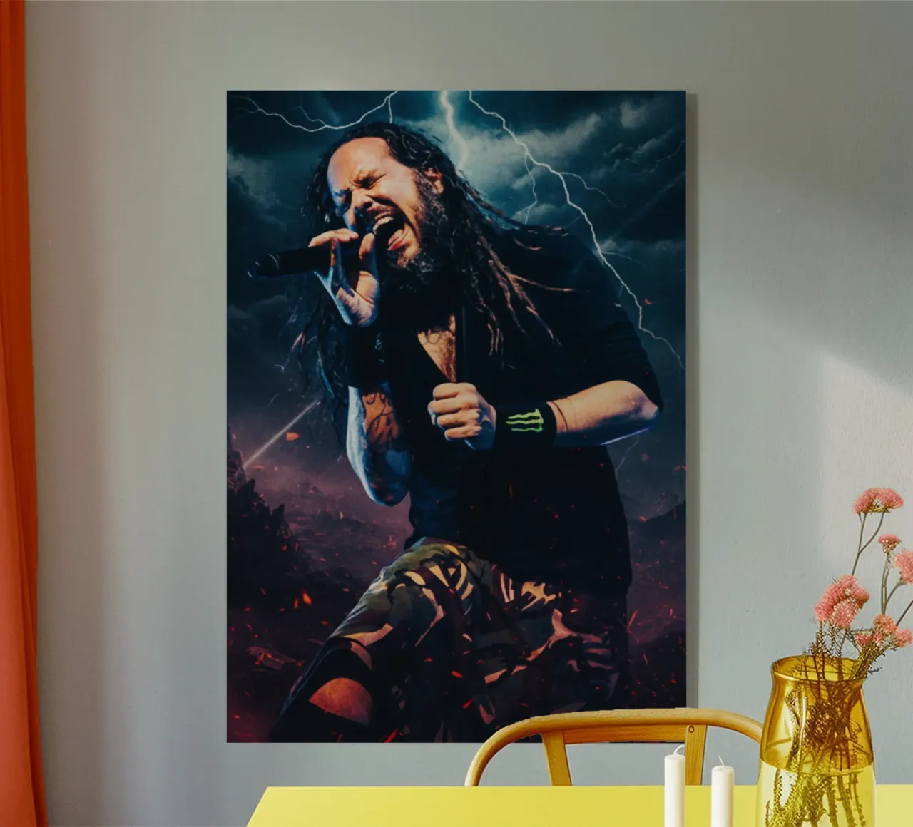 Jonathan Davis - Korn plexiglass da Lembayung art