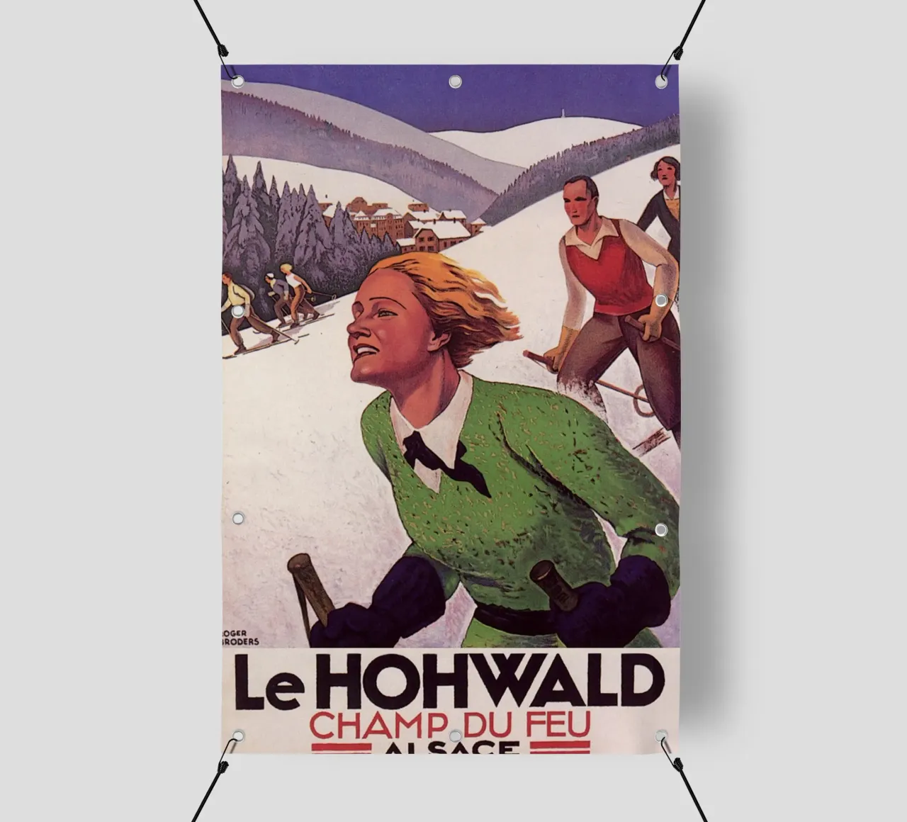 Hohwald in Alsazia telo in pvc da Christie