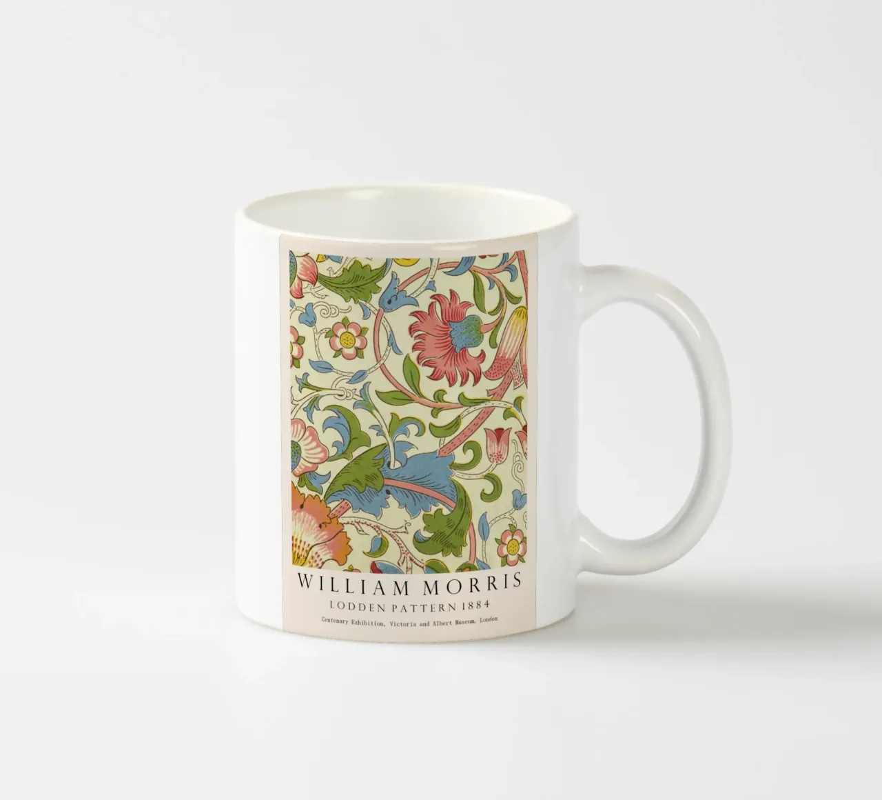 Lodden Pattern 1884 ceramic mug by The Bakulans