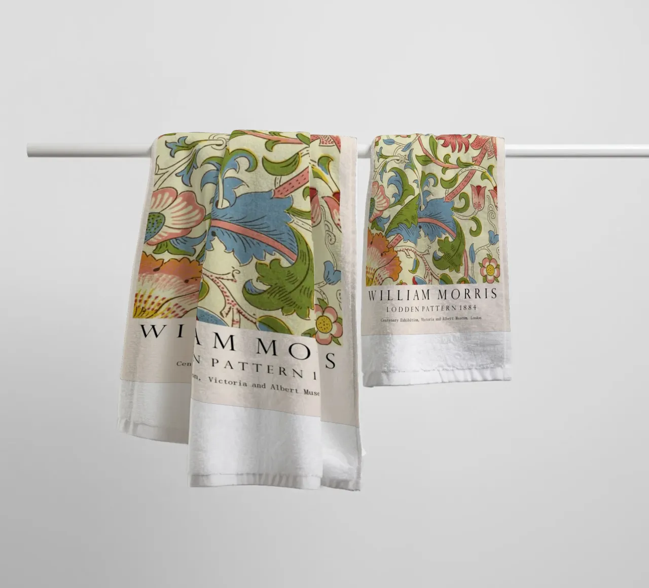 Lodden Pattern 1884 towel by The Bakulans