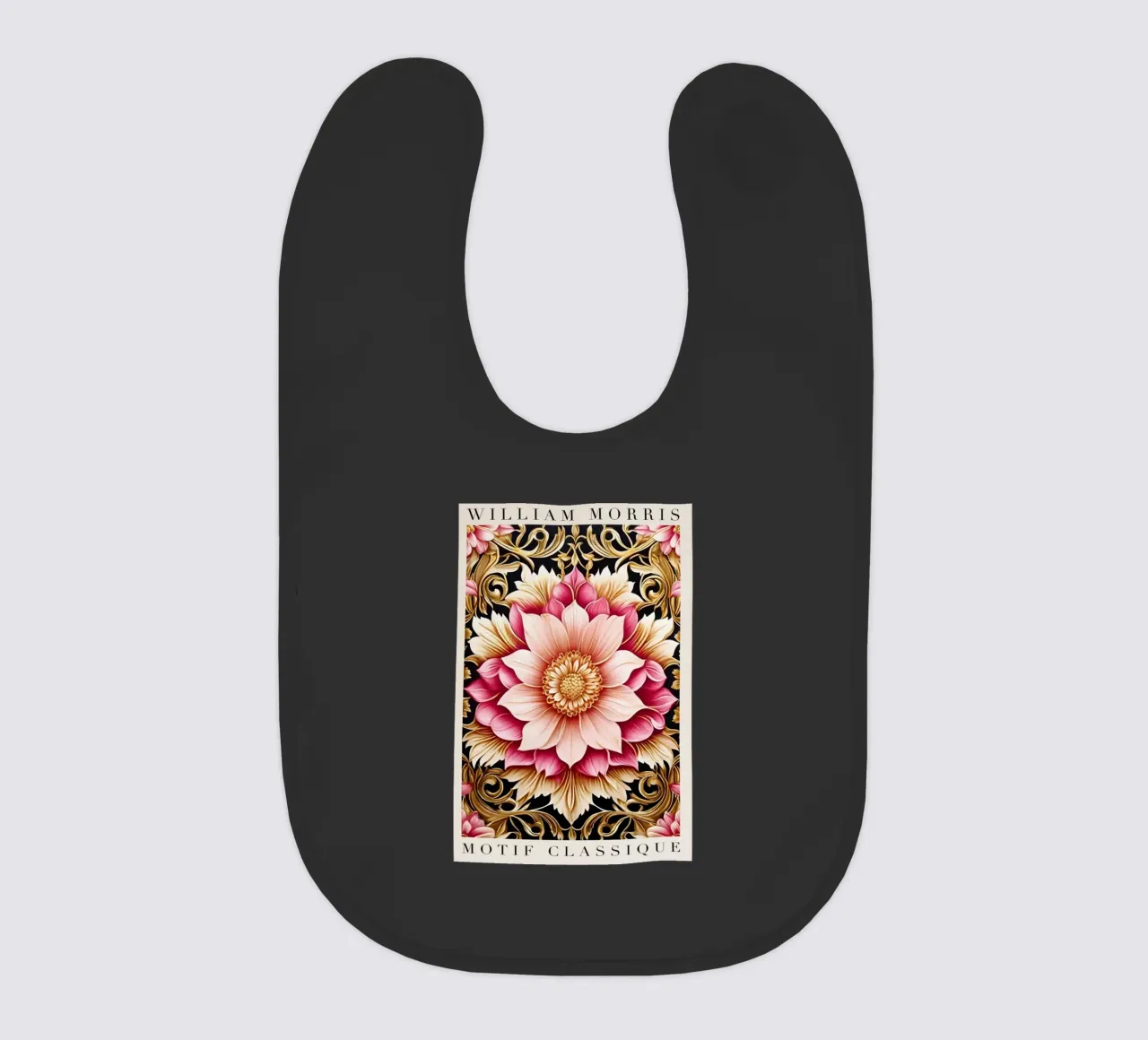 Classic pattern baby bib by The Bakulans