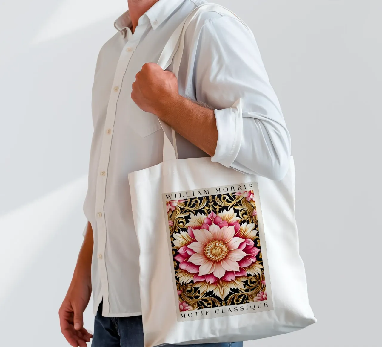 Modello classico borsa in juta da The Bakulans