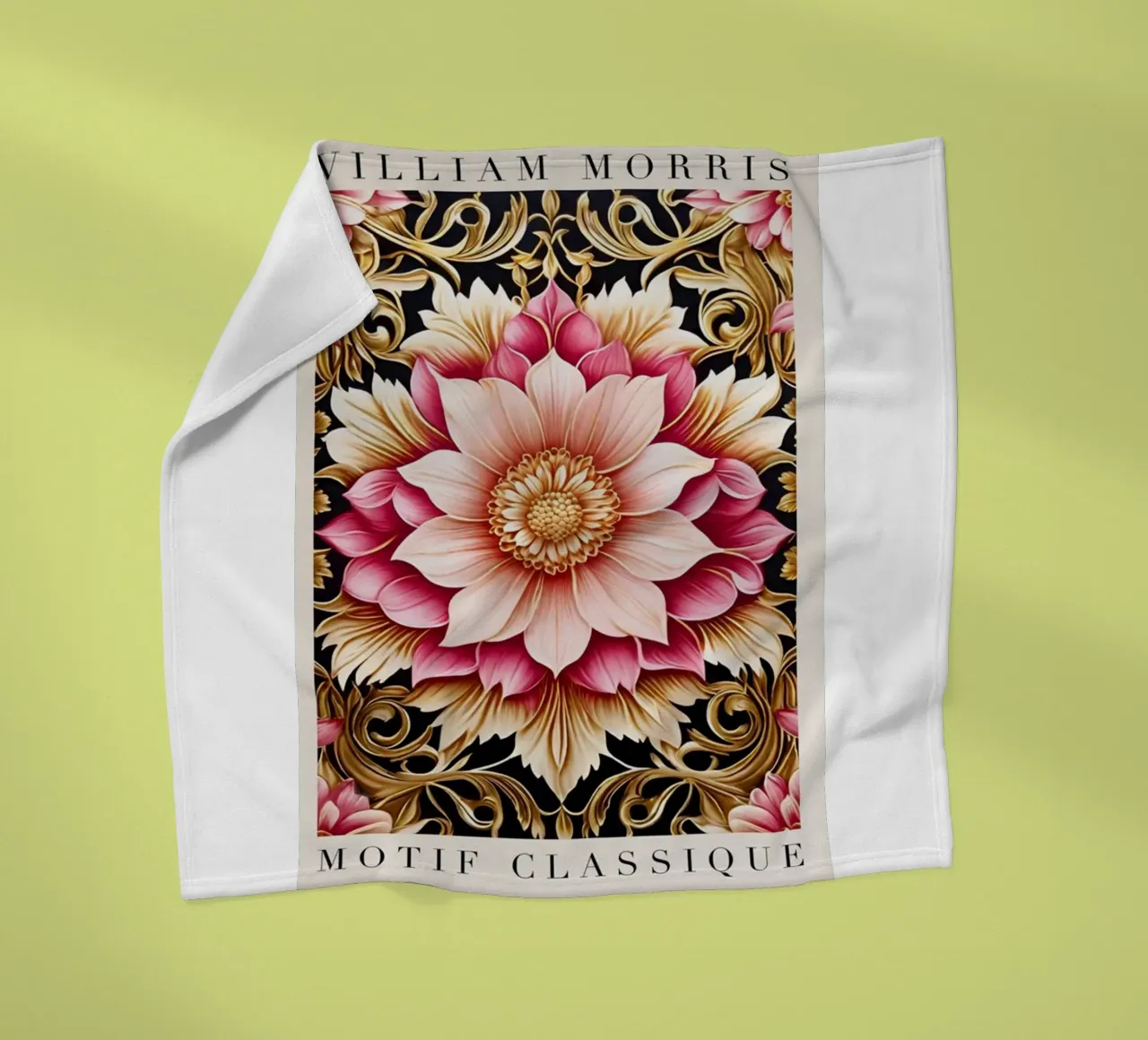 Classic pattern fleece blanket by The Bakulans