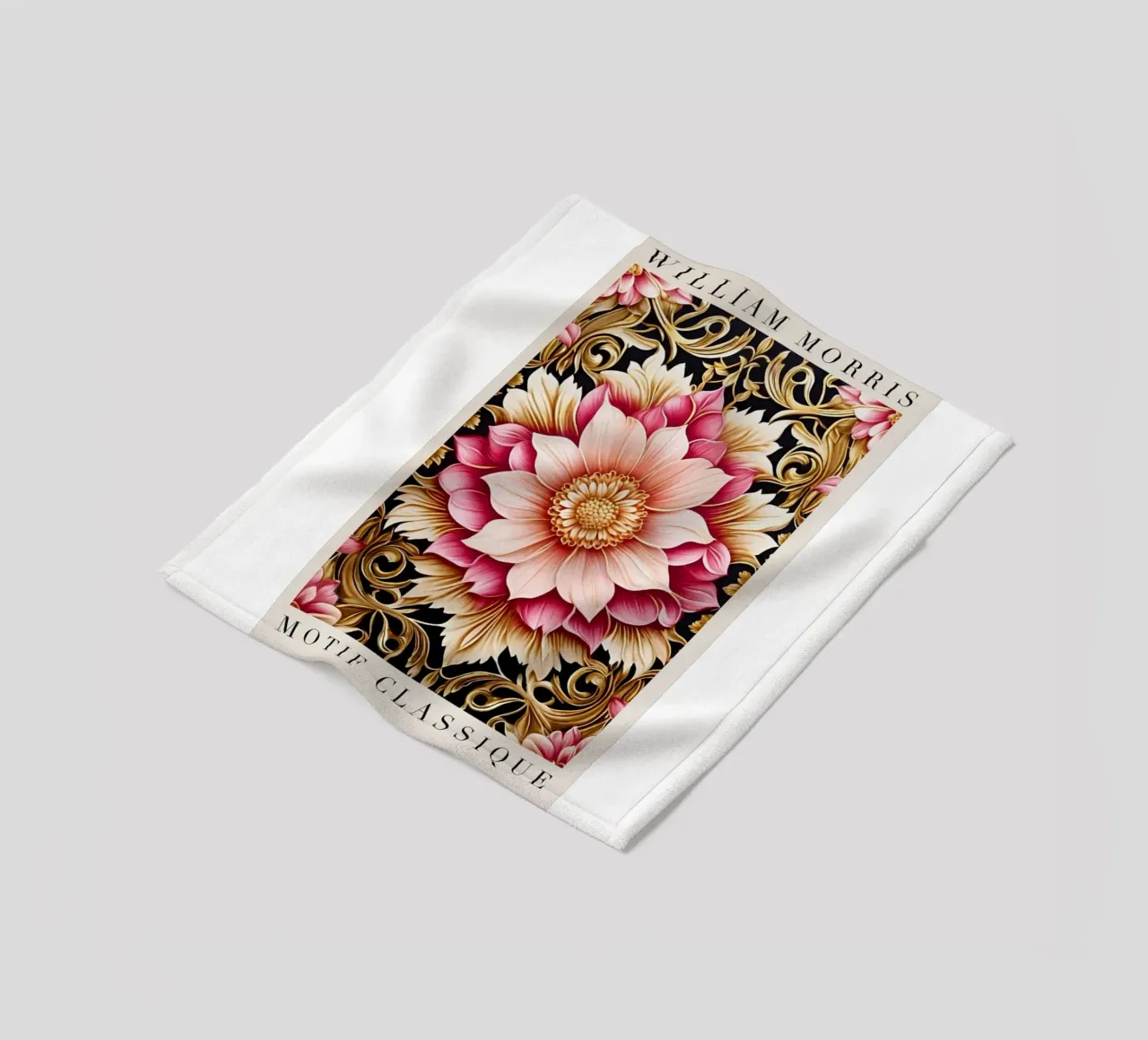 Classic pattern fleece blanket by The Bakulans