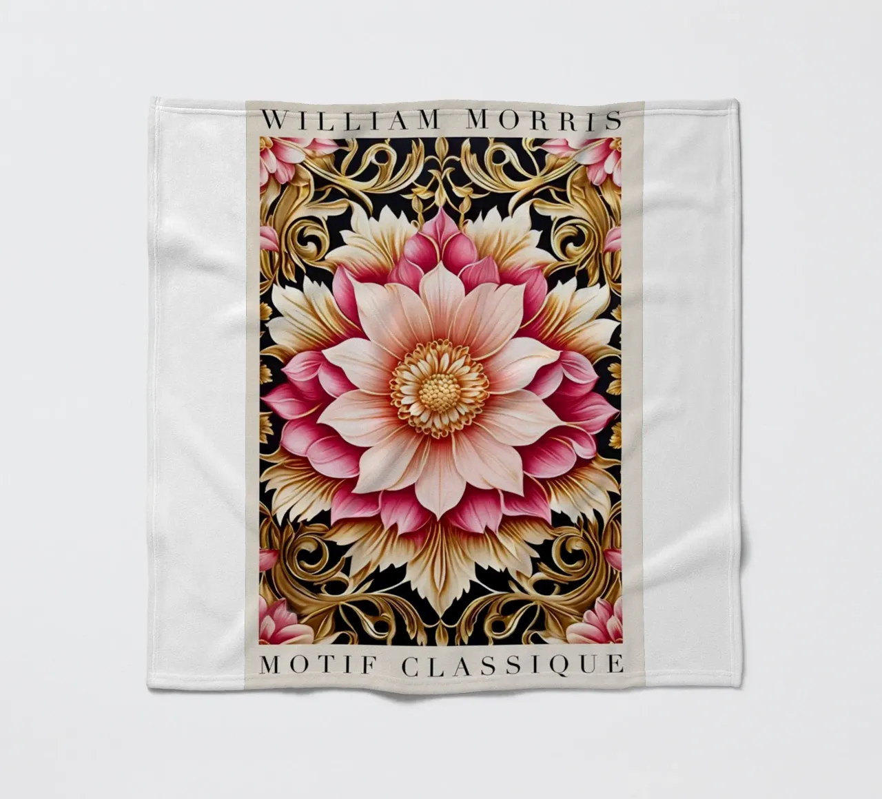 Classic pattern fleece blanket by The Bakulans