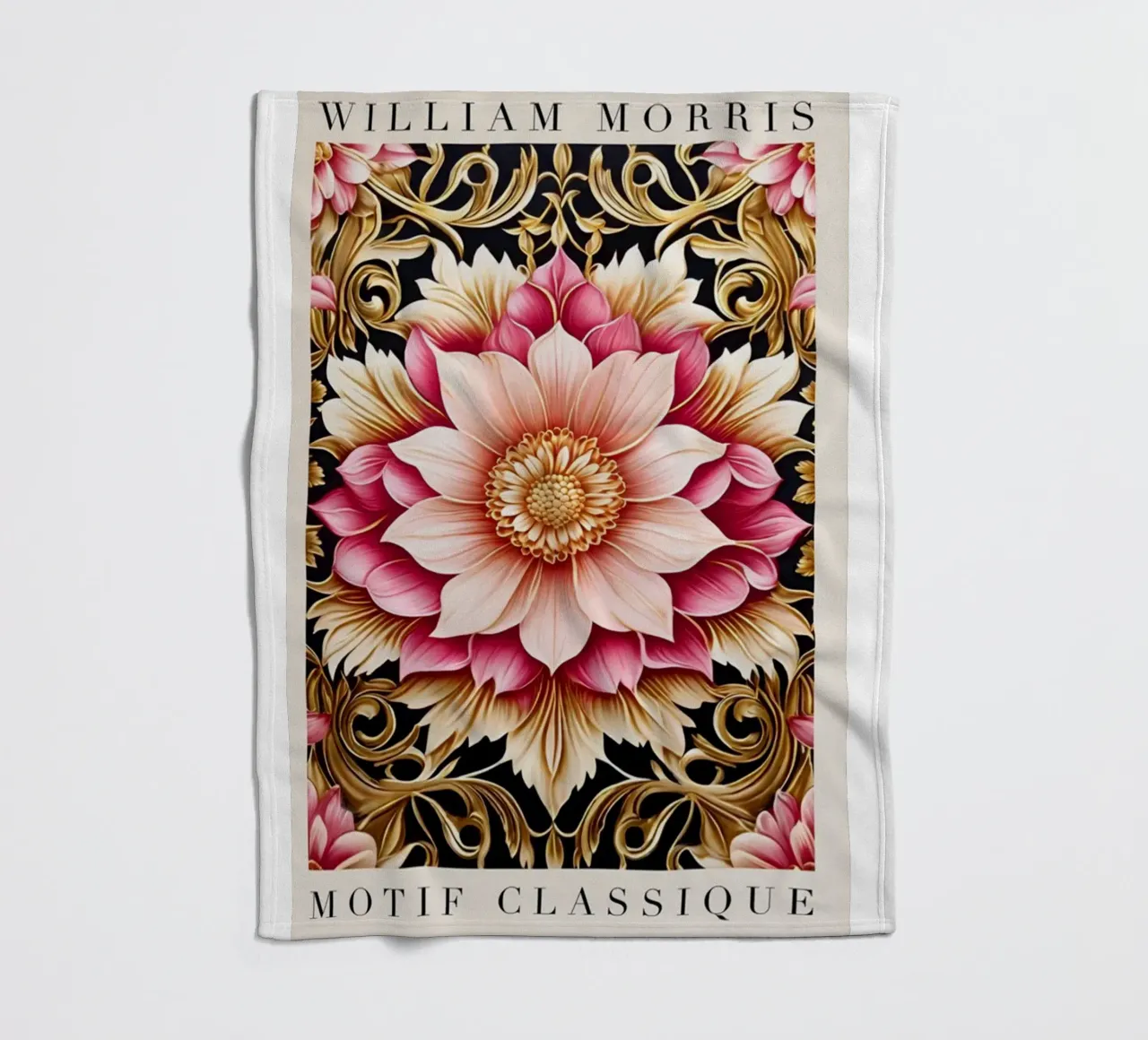 Classic pattern fleece blanket by The Bakulans