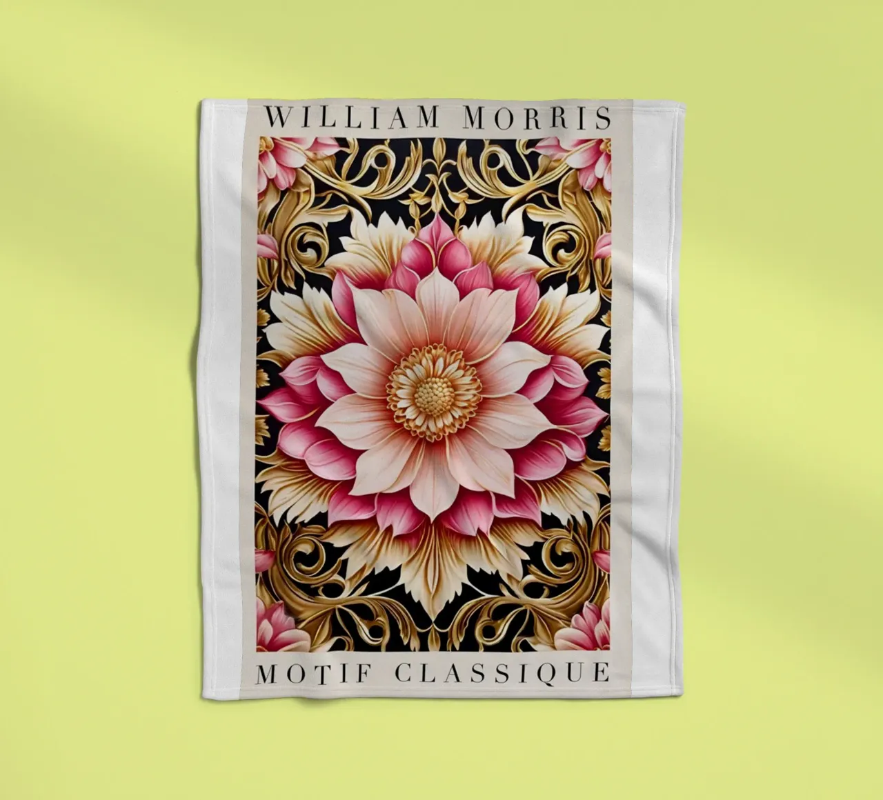 Classic pattern fleece blanket by The Bakulans