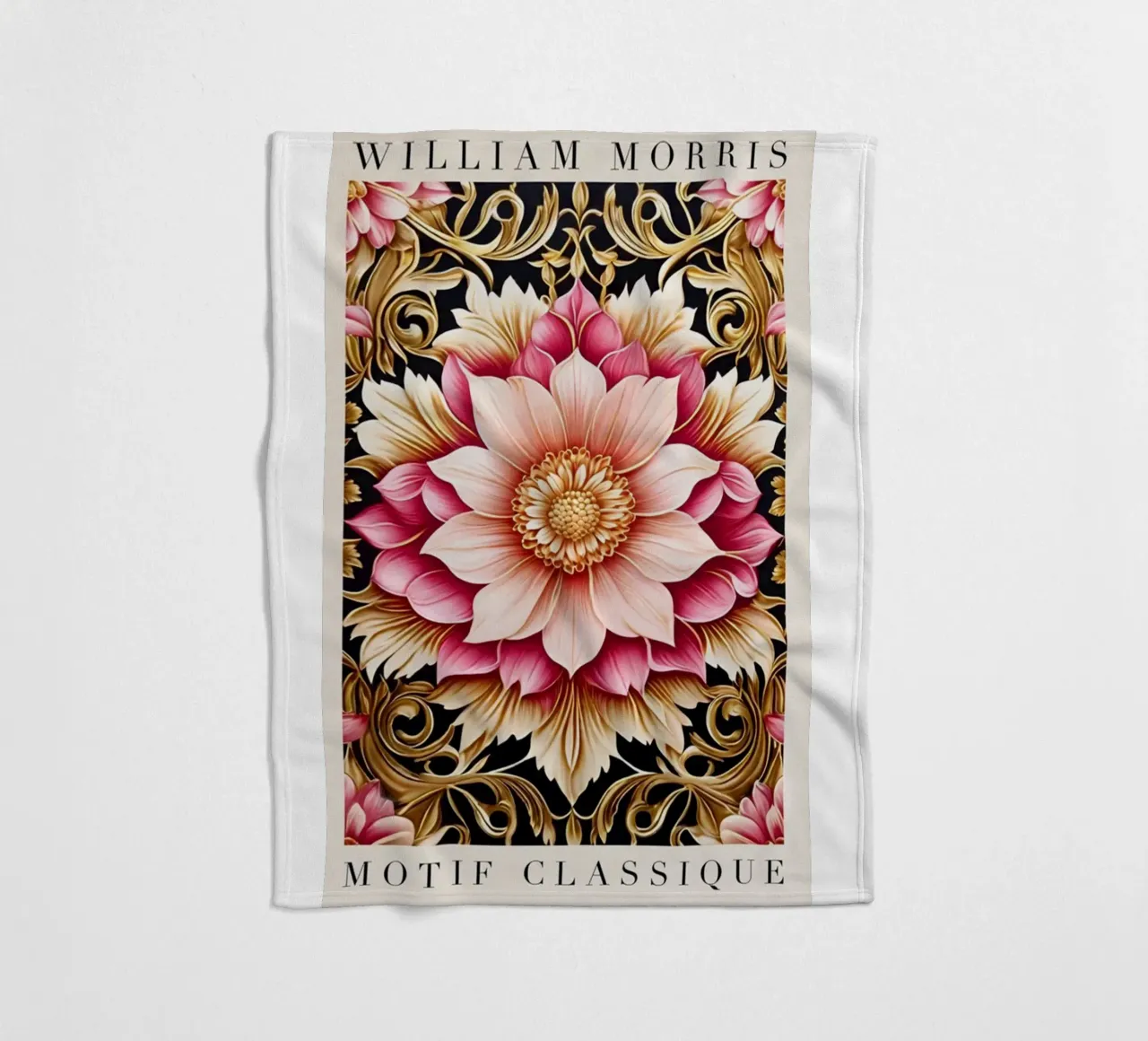 Classic pattern fleece blanket by The Bakulans