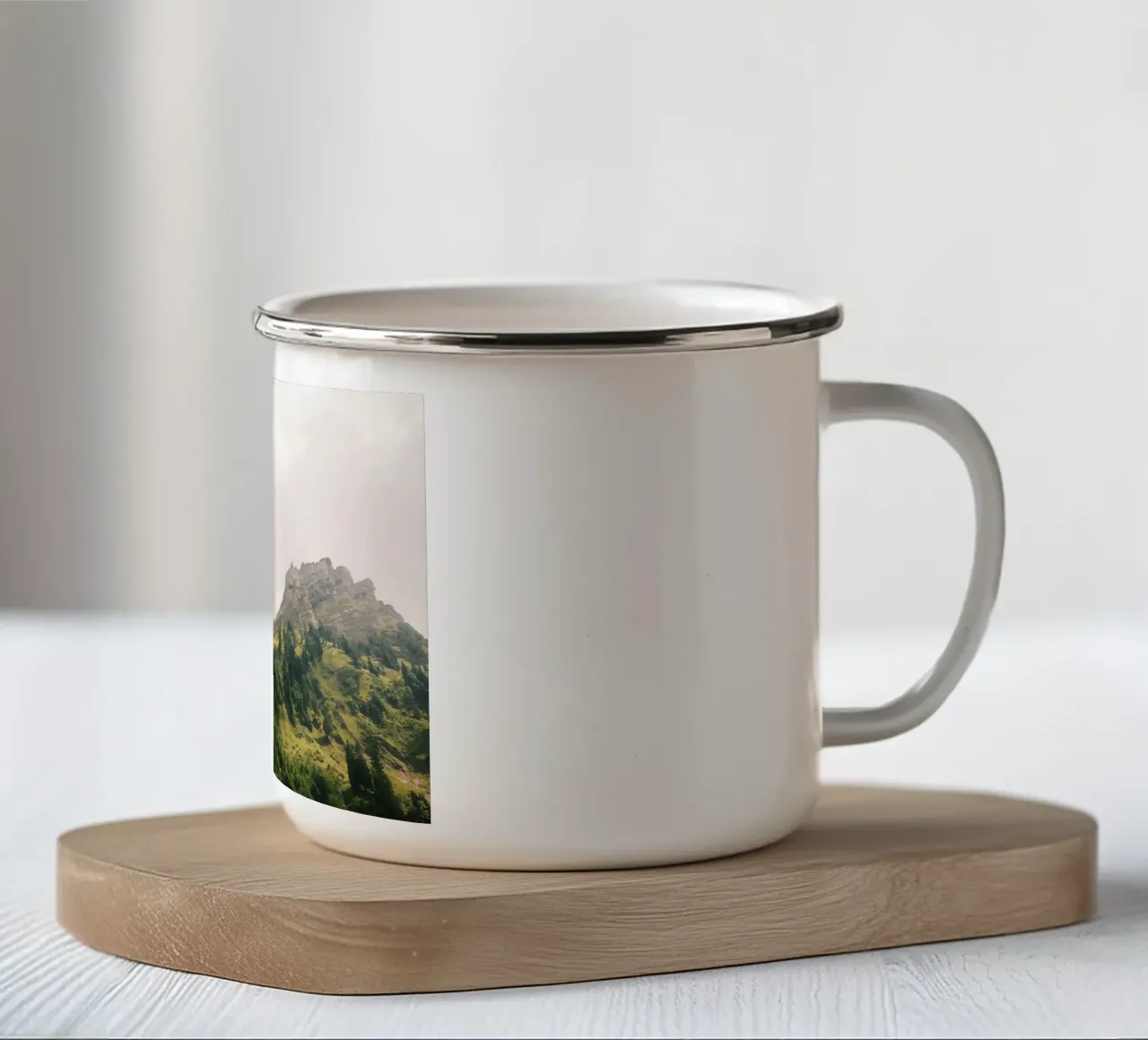 Twin peaks Justistal tazza in smalto da FujiSwiss
