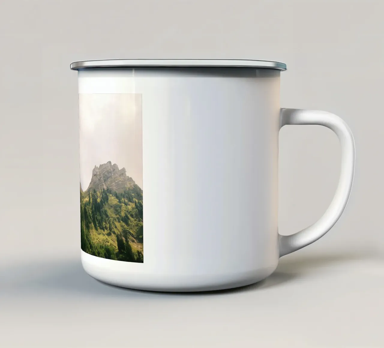 Twin peaks Justistal tazza in smalto da FujiSwiss