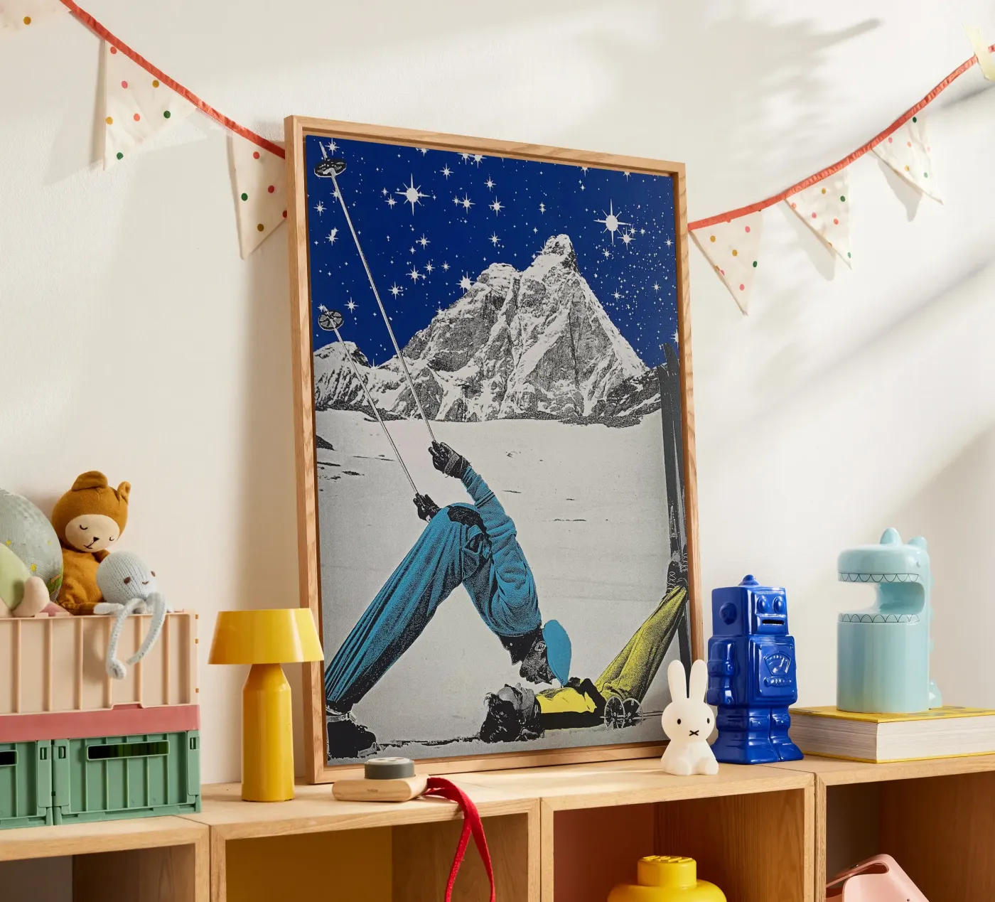 Ski Paradise, 2021 acrylic glass by Christie