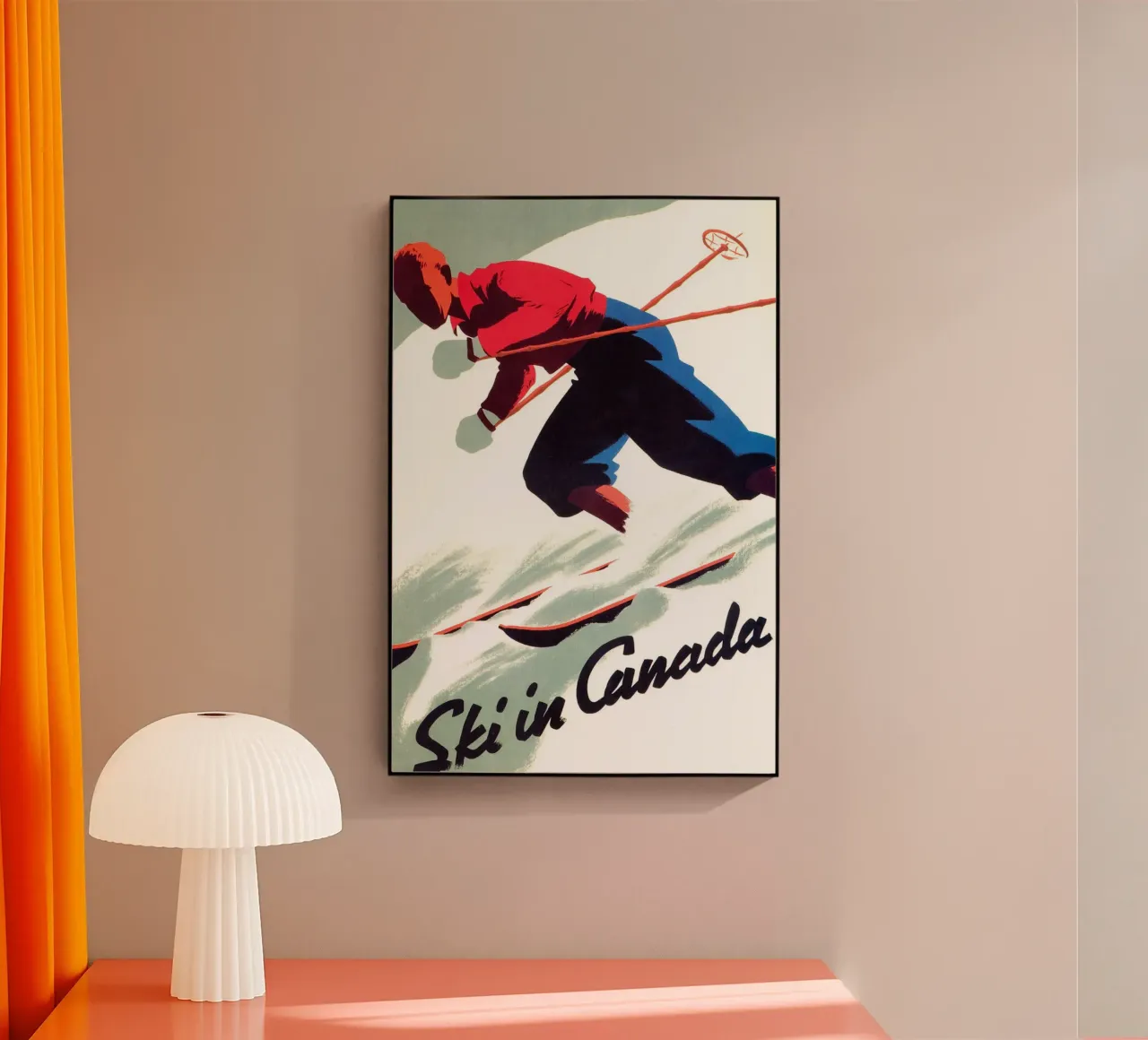 Sciare in Canada plexiglass da Christie