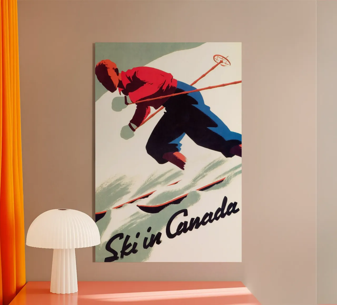 Sciare in Canada plexiglass da Christie