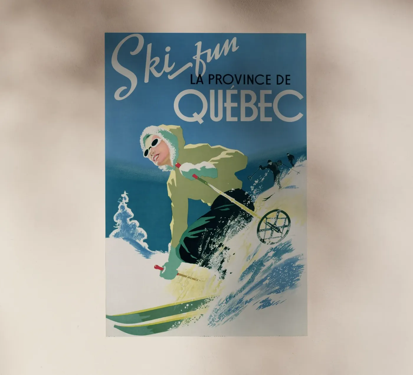 Divertimento sugli sci - Québec pellicola backlit da Christie
