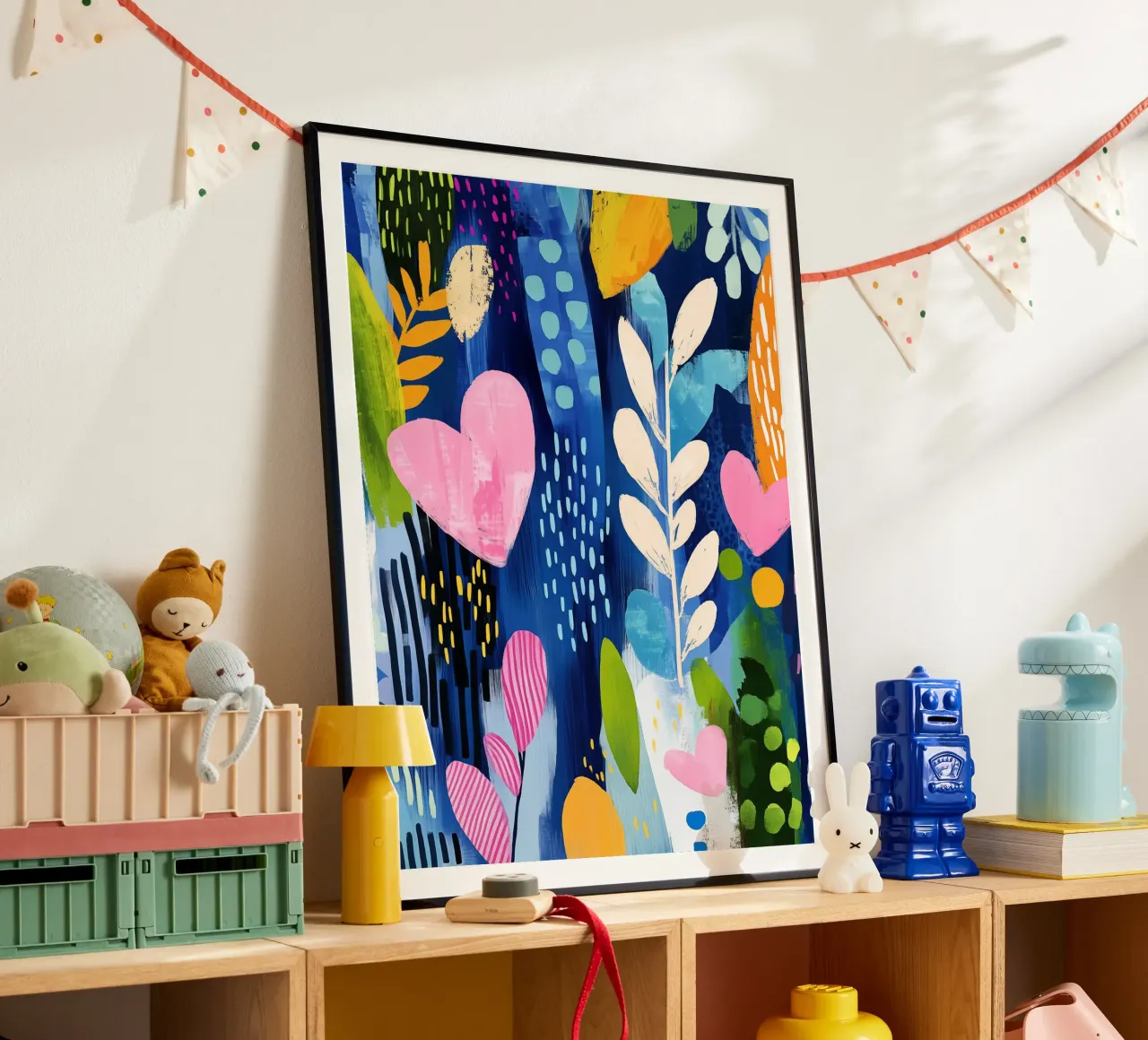 Boho plants with a heart | Botanical fantasy hahnemühle by Autofocus