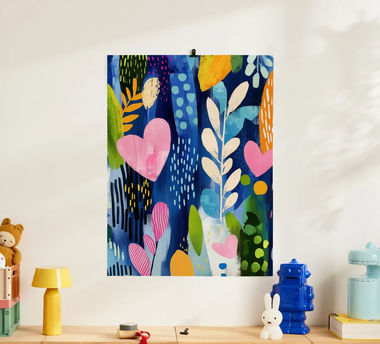 Boho plants with a heart | Botanical fantasy hahnemühle by Autofocus