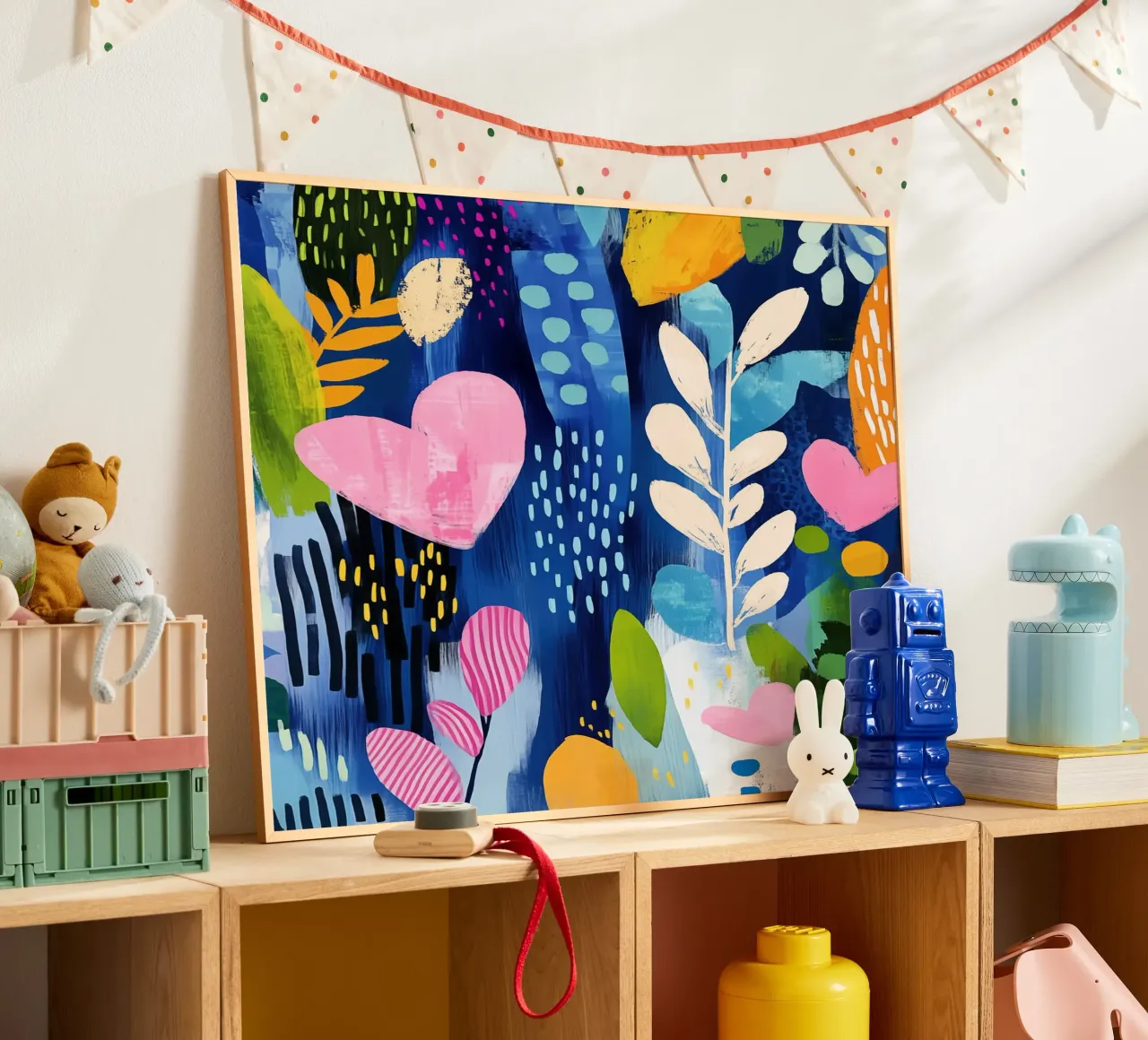 Boho plants with a heart | Botanical fantasy hahnemühle by Autofocus